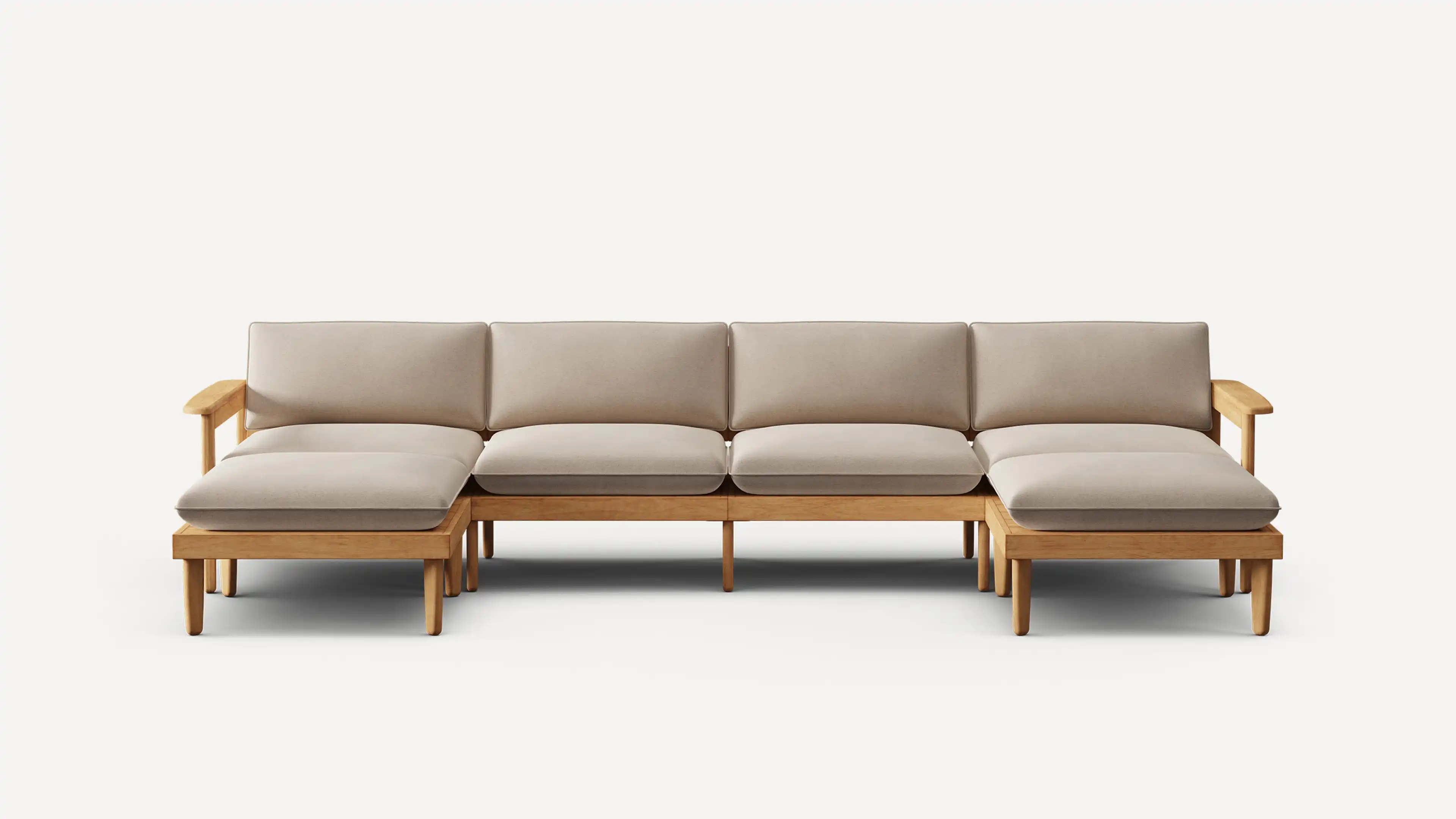 teak outdoor sofa