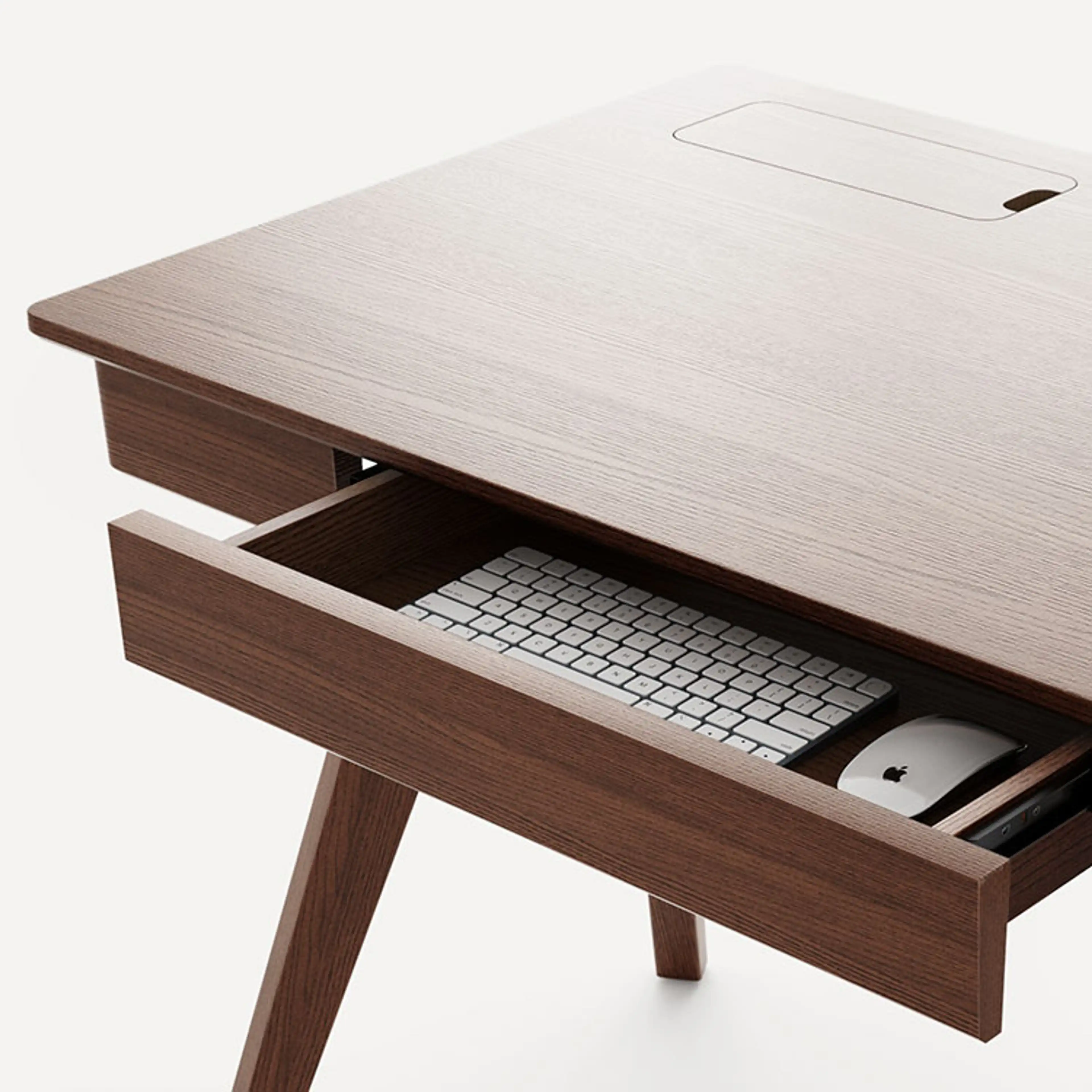 Drawer holds wireless keyboard and mouse