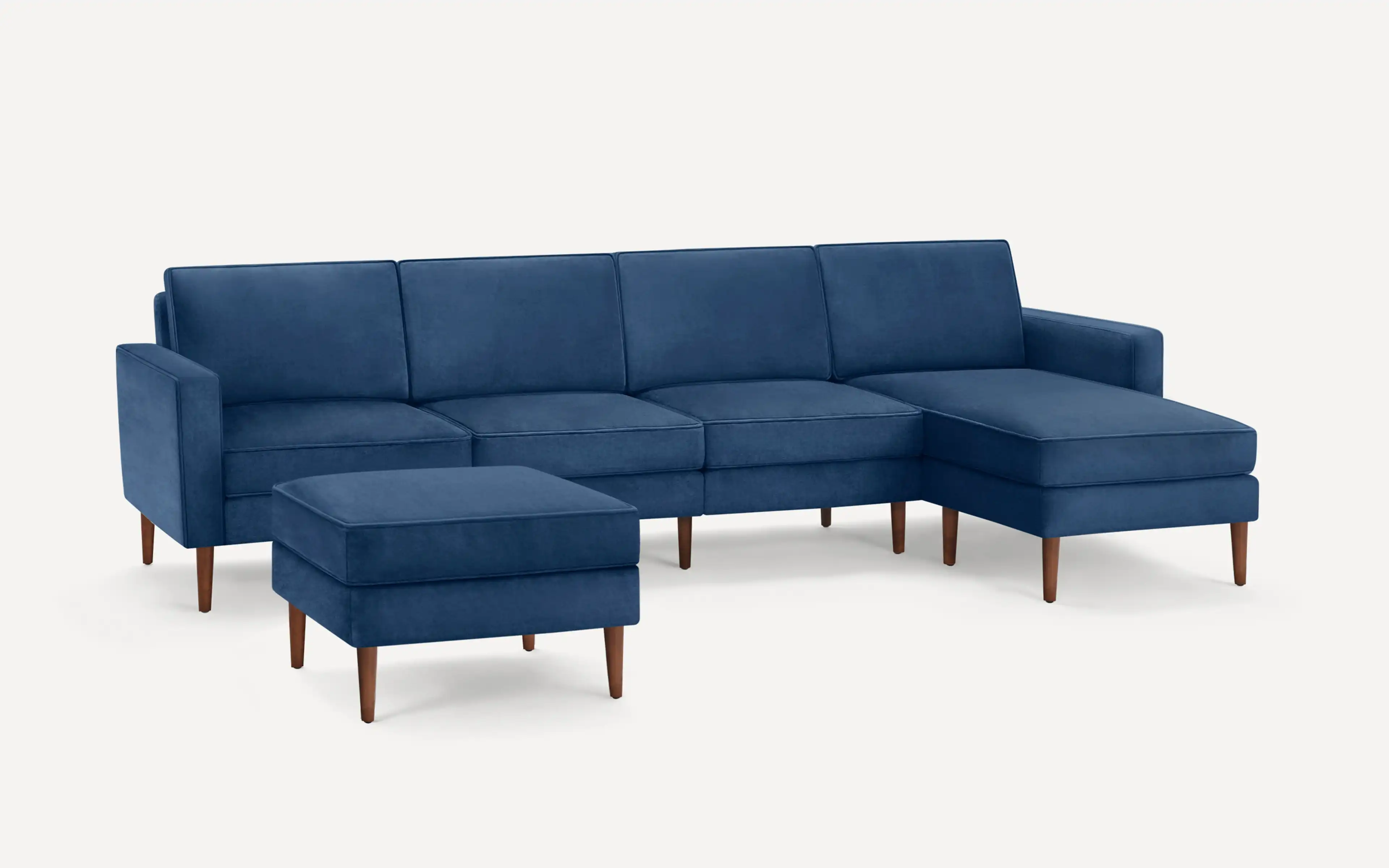 Original Nomad Chaise King Sofa in Midnight Velvet