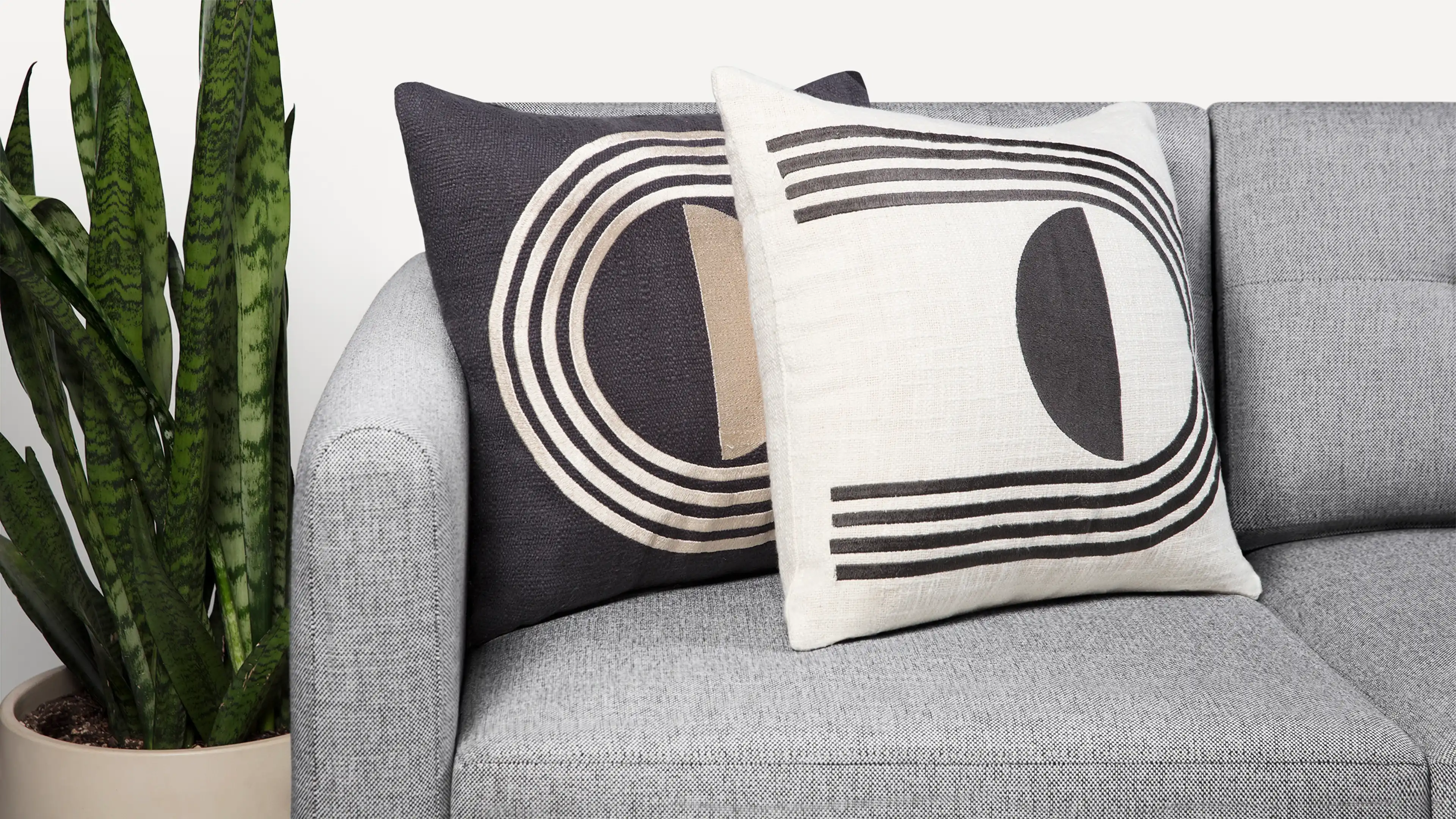 Portal Pillow Cover, Dark