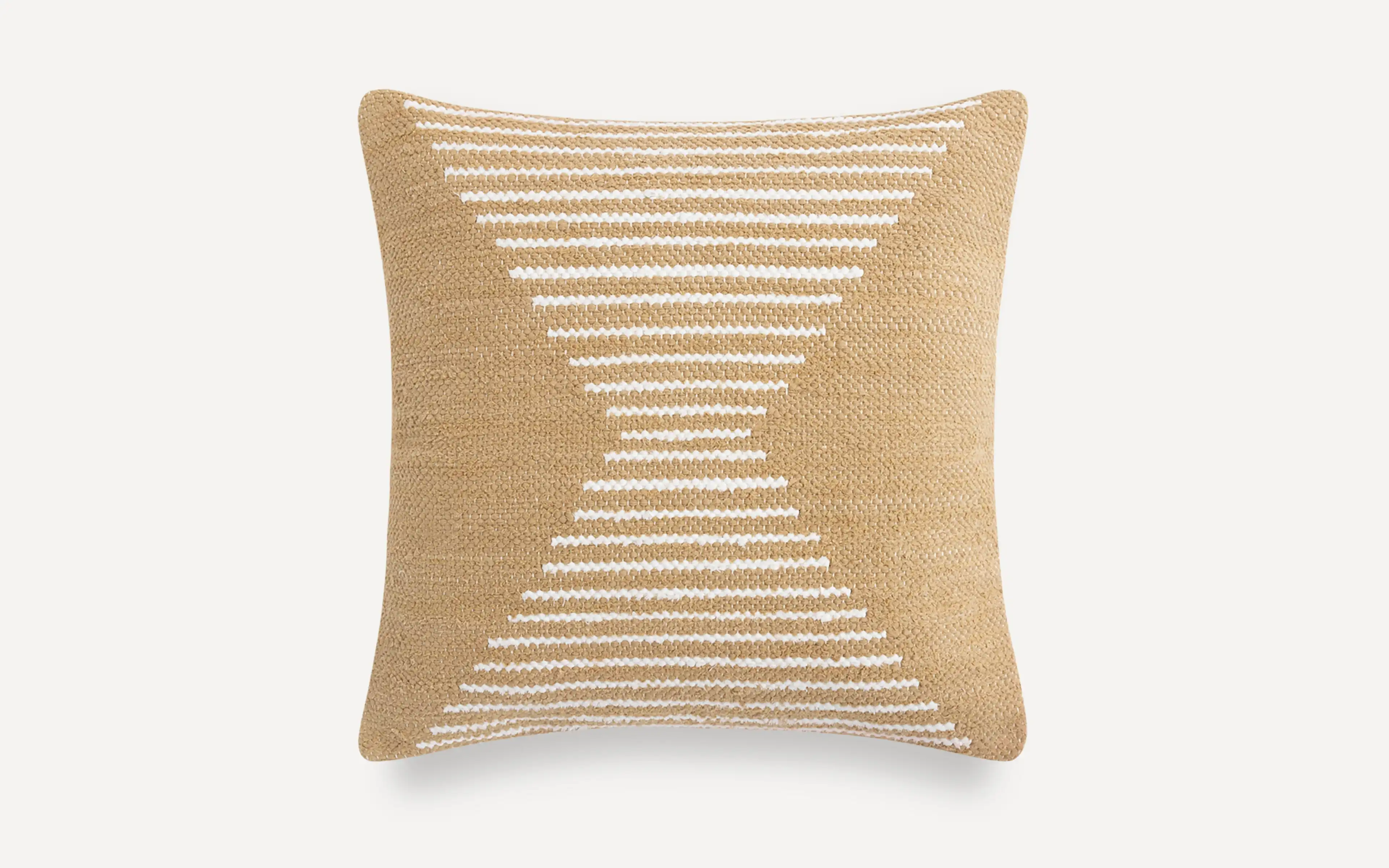 Hand-tufted Cathode Pillow Cover, Sand