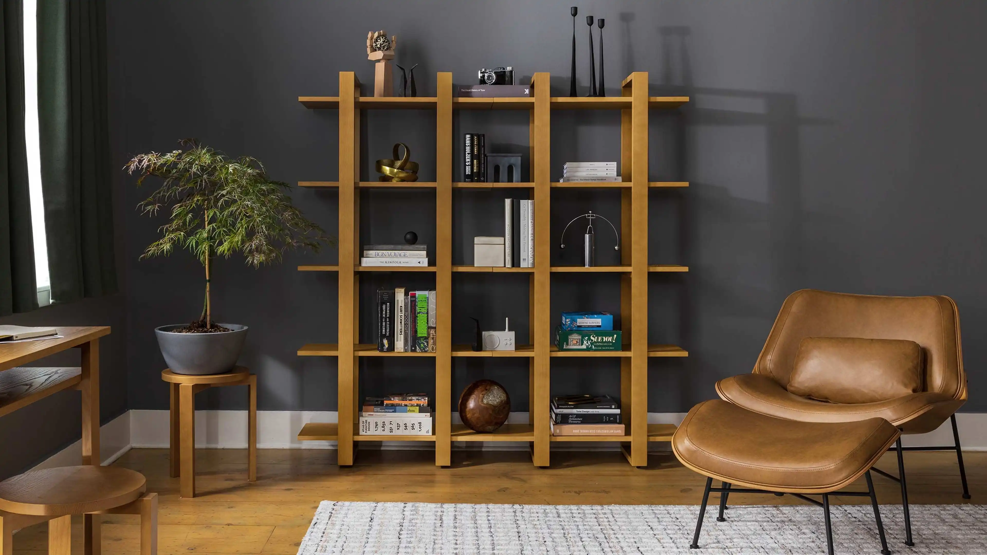 Index Double Bookcase