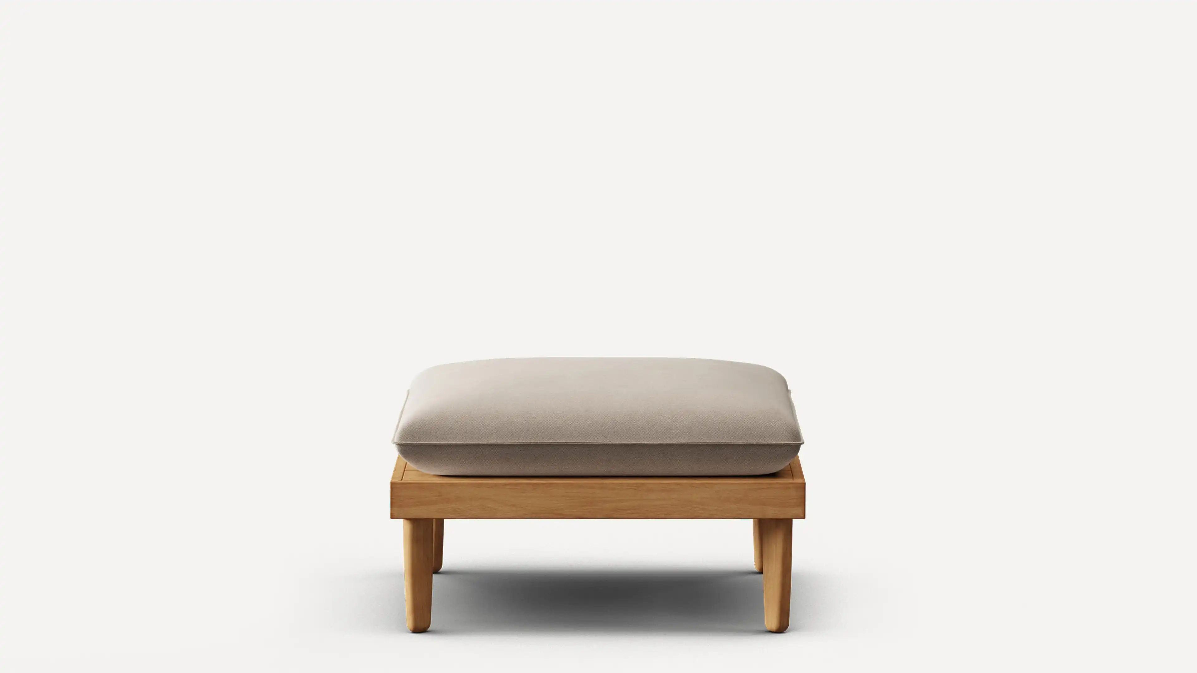 Dunes Teak Ottoman