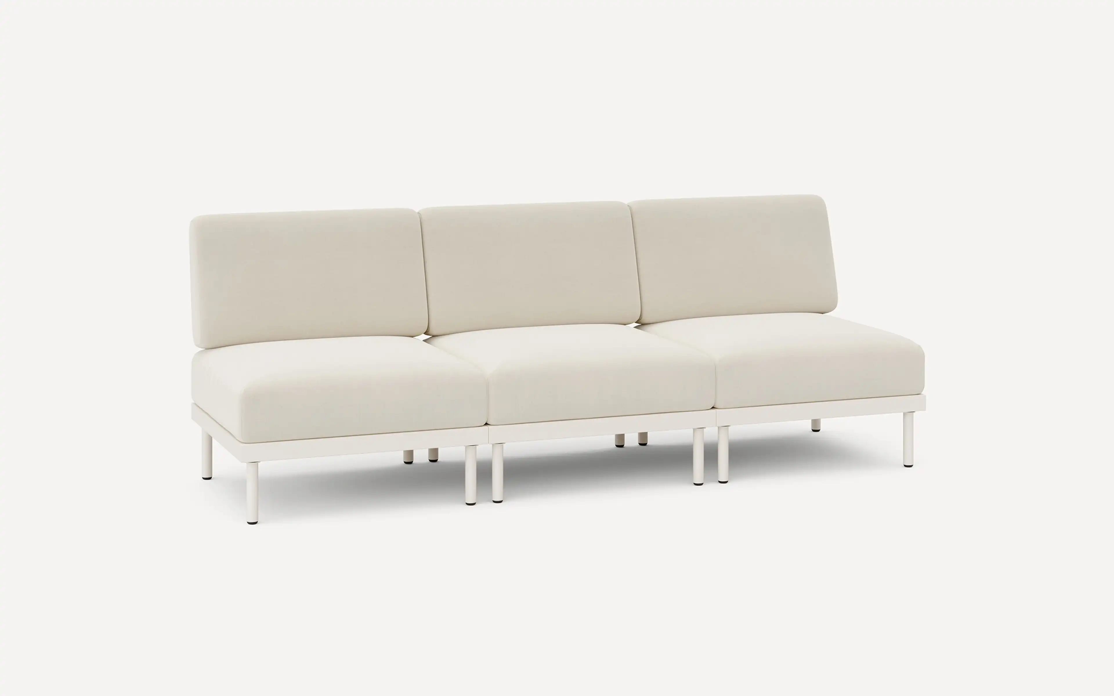 Relay Outdoor 3-Piece Armless Sofa