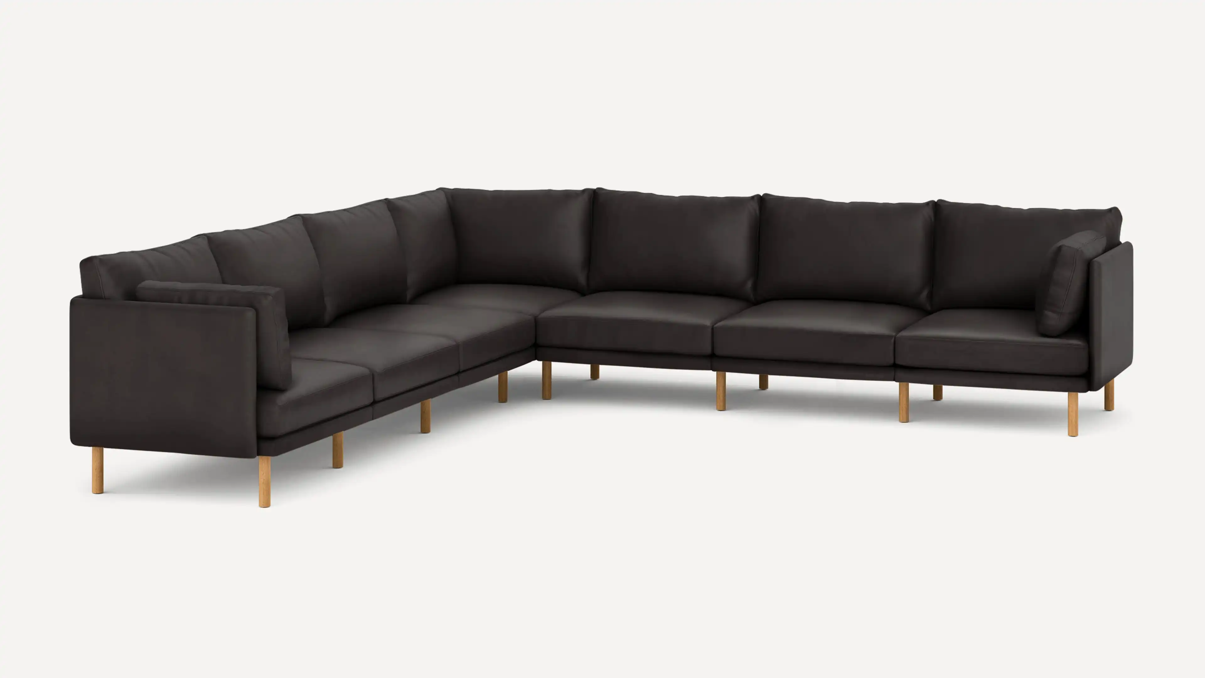 Field Leather 7-Piece Sectional