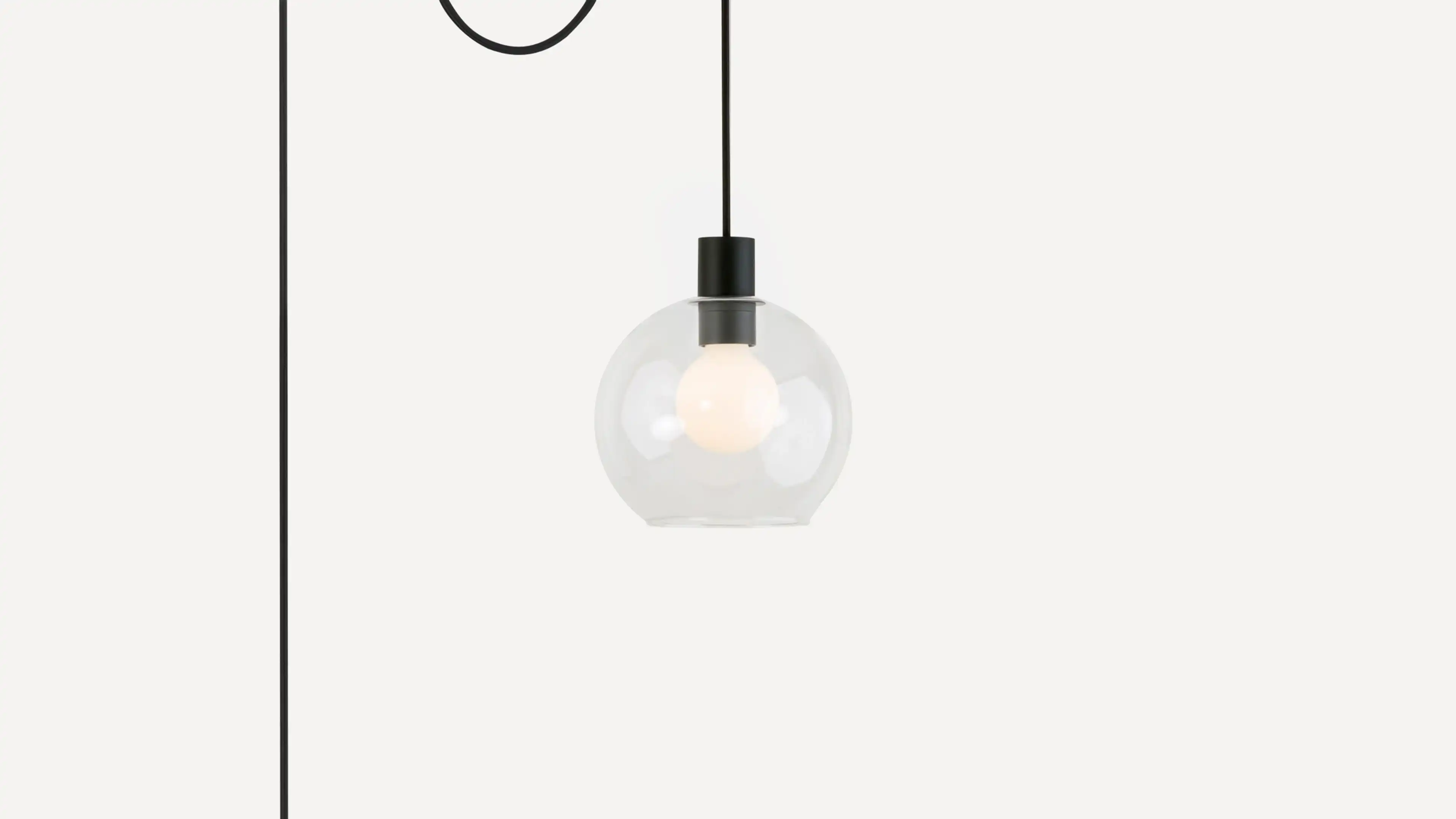 AiO 8-in Globe Plug-In Pendant