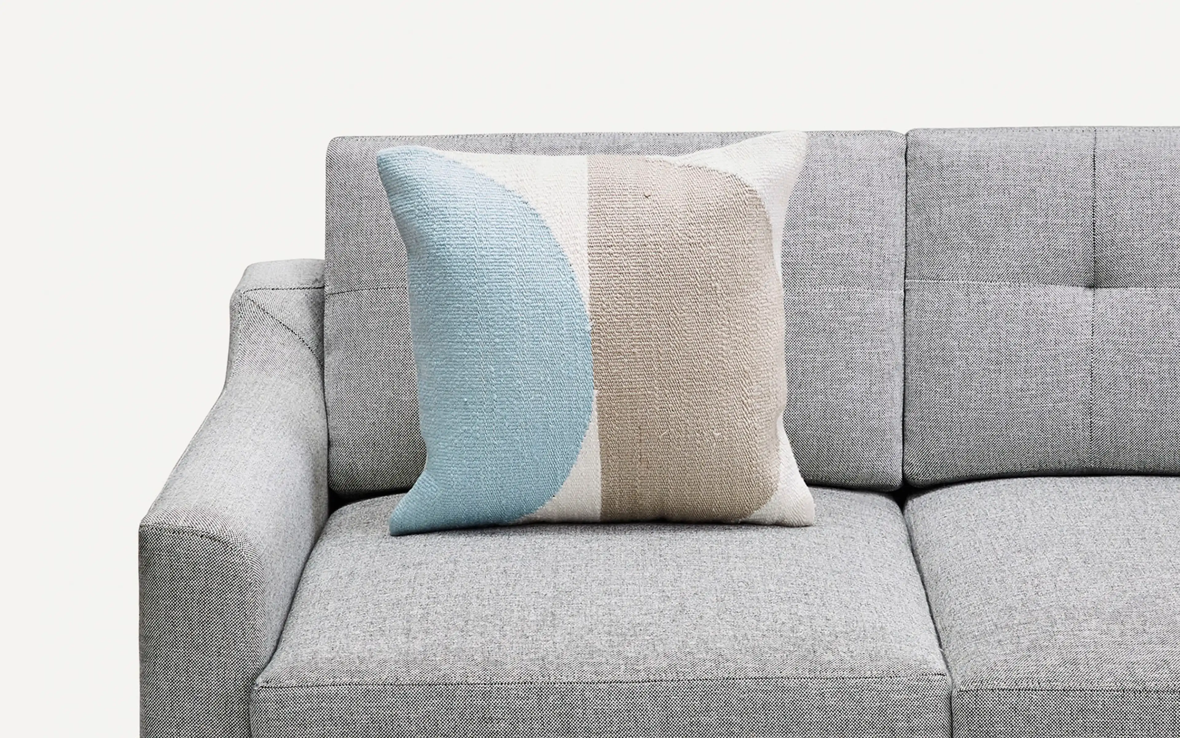 Ice Geometric Circles Pillow Cover