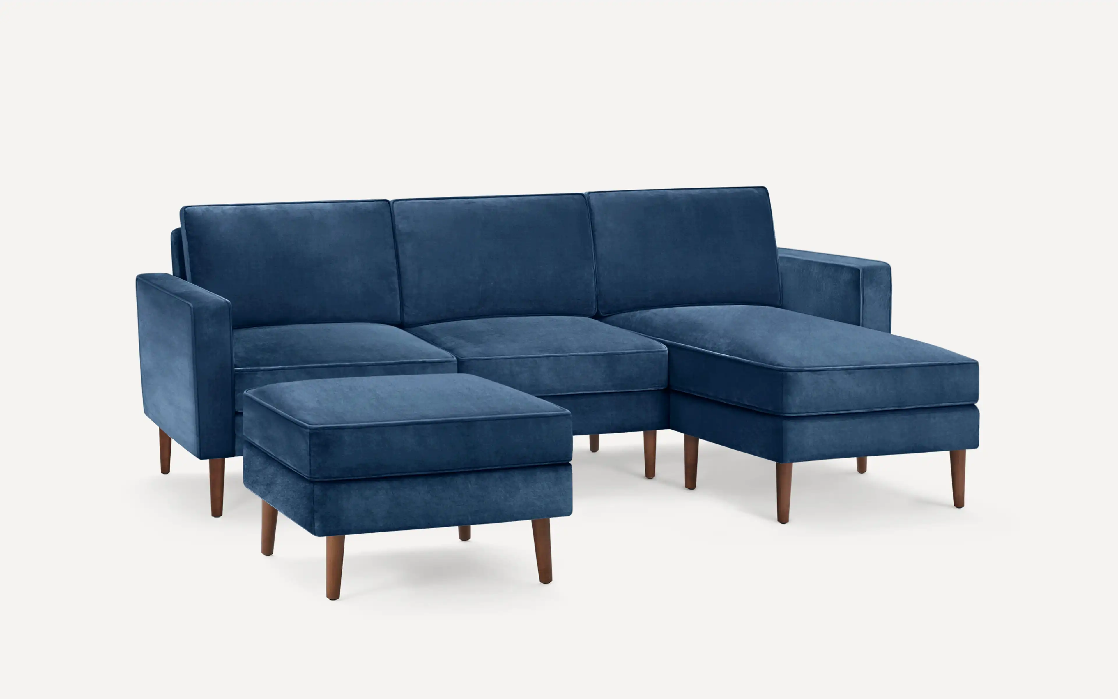 Original Nomad Chaise Sofa in Midnight Velvet