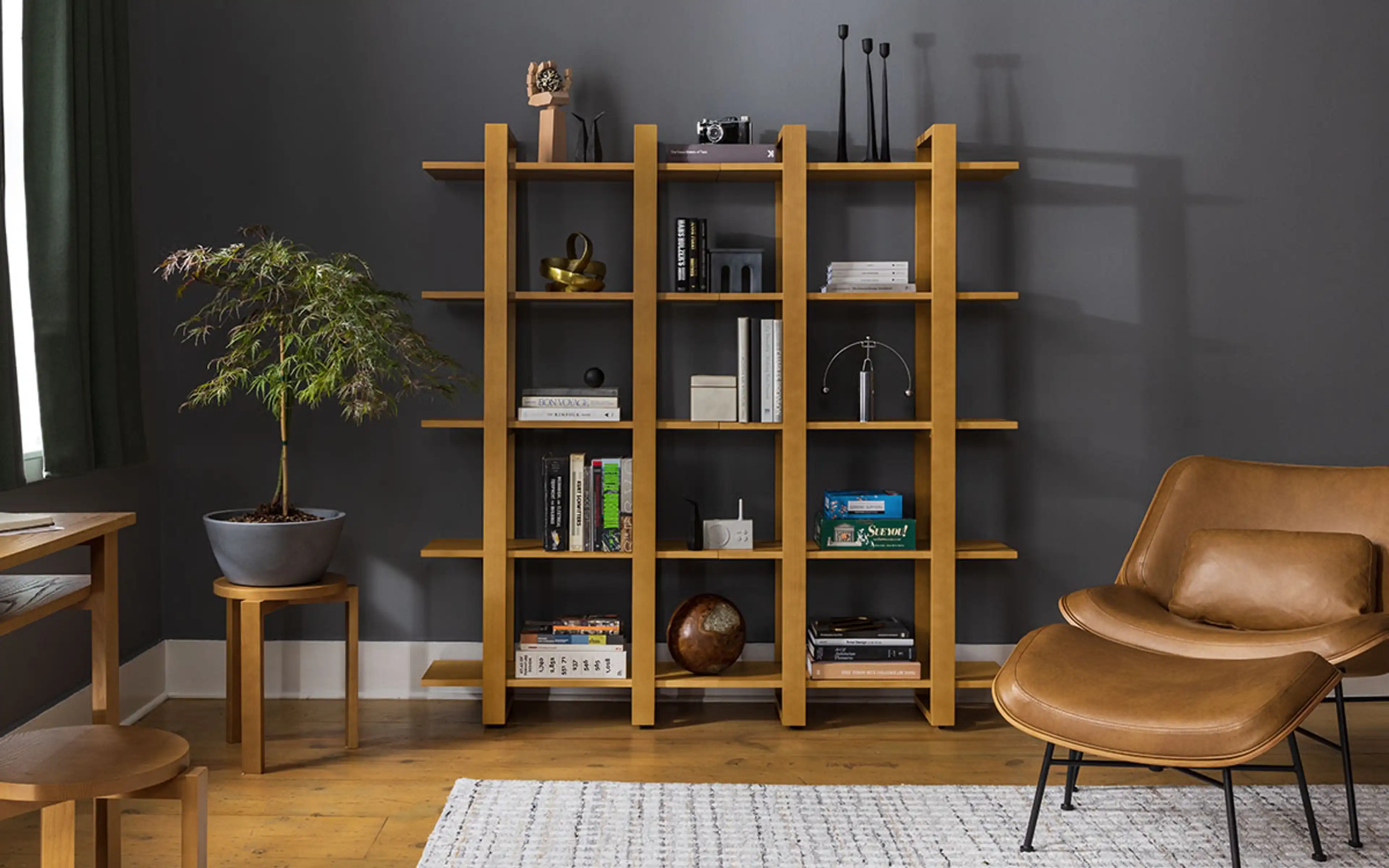 Index Double Bookcase