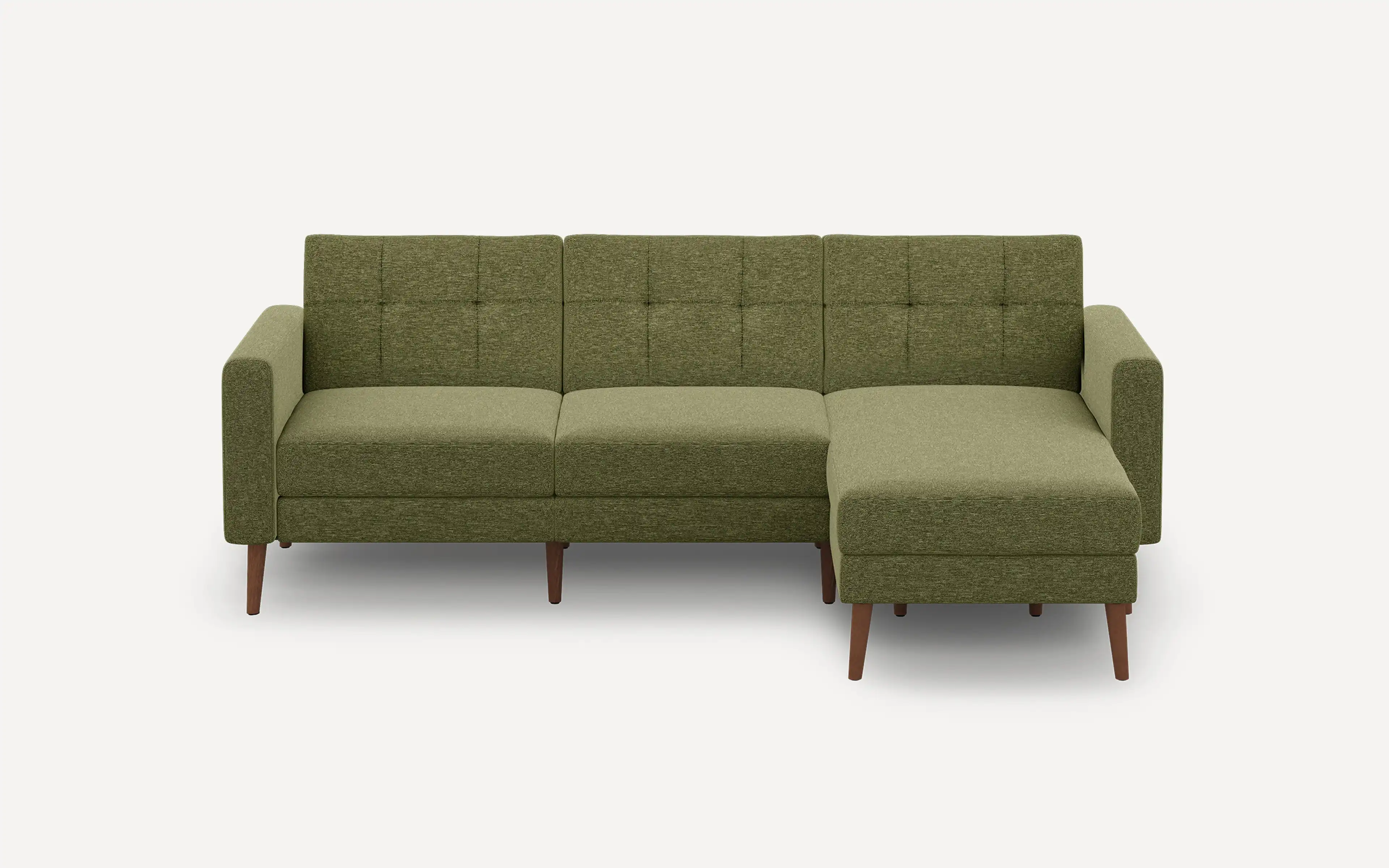 Original Nomad Chaise Sofa in Moss Green Fabric