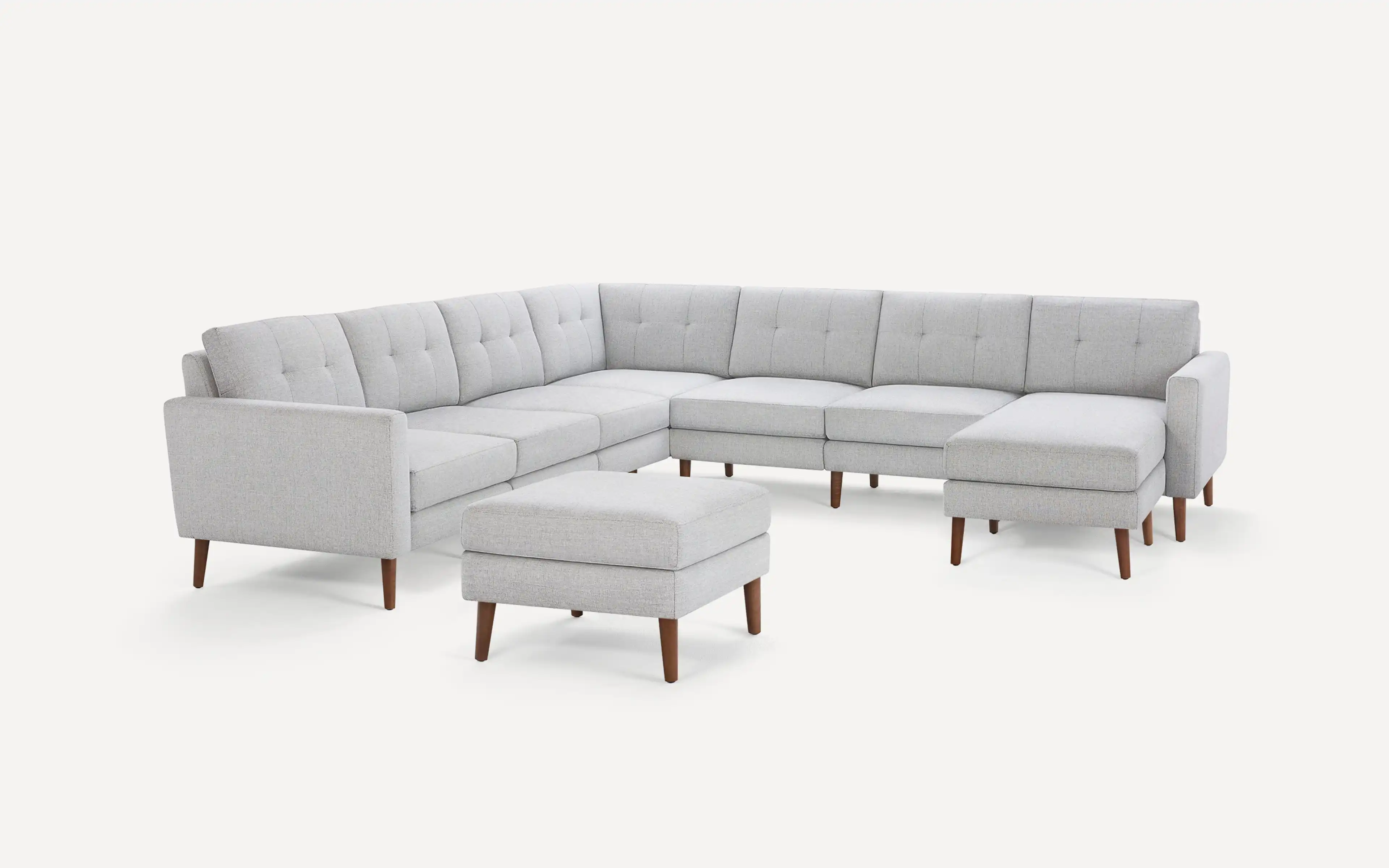 Nomad 7-Seat Corner Sectional with Chaise and Ottoman