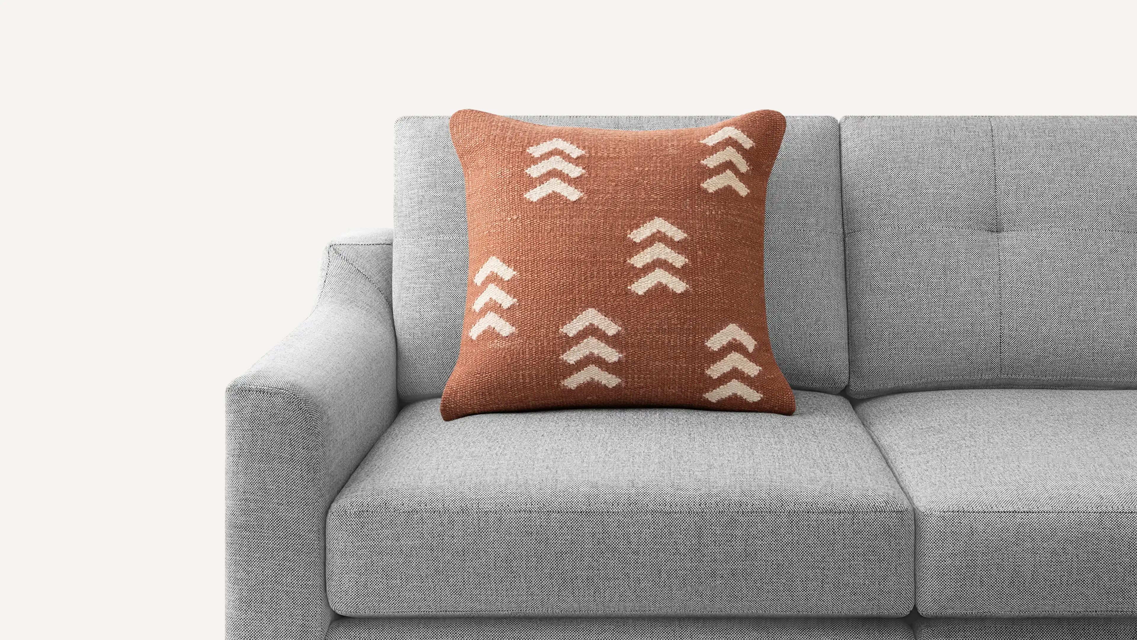 Chevron Hand-tufted Pillow Cover