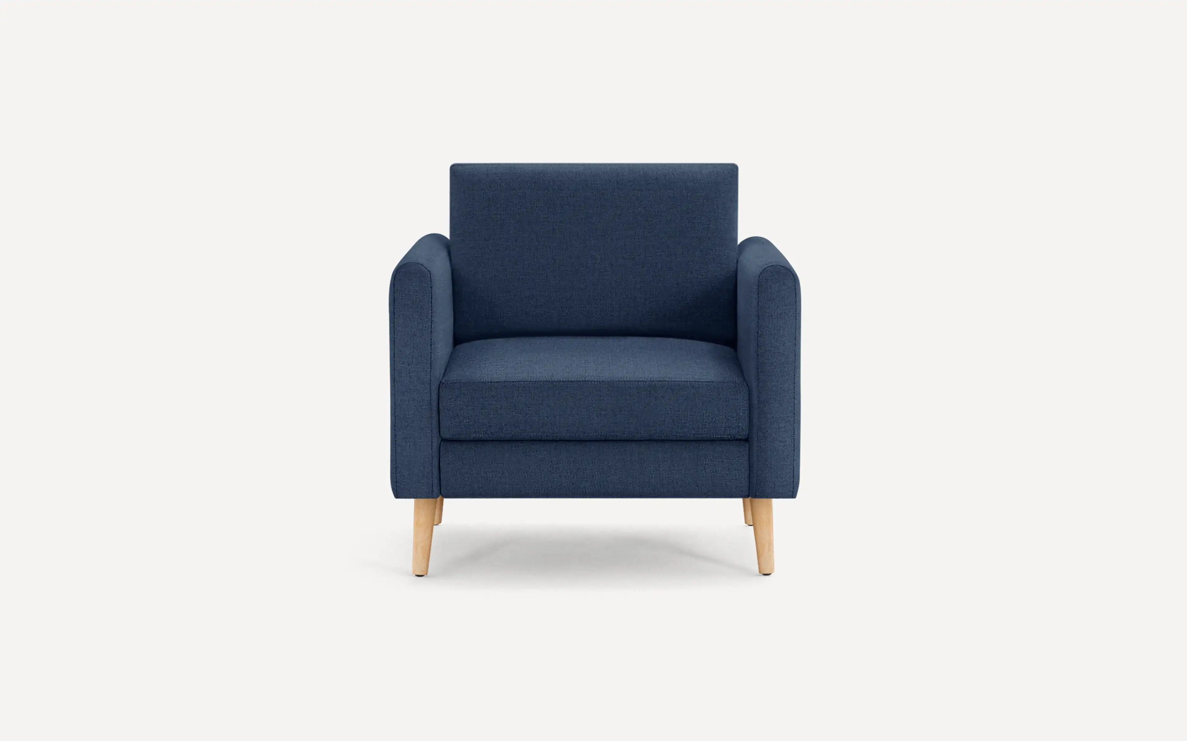 Original Nomad Armchair in Navy Blue Fabric