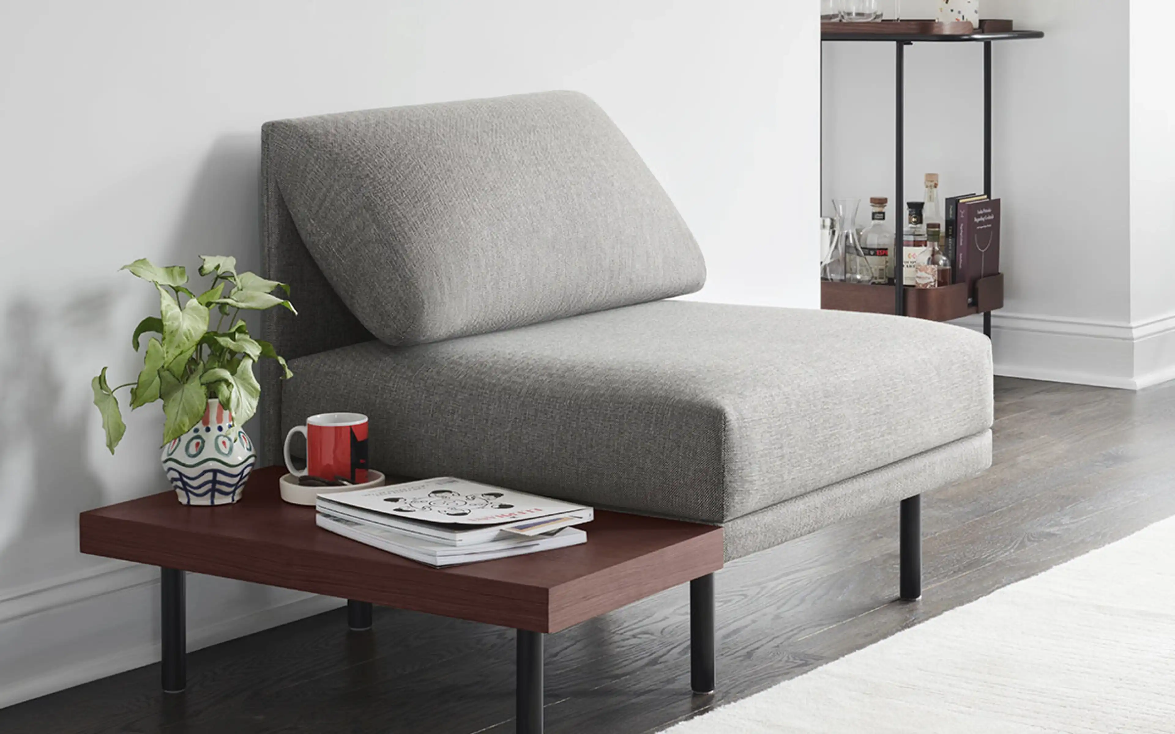 Range Ottoman with Table