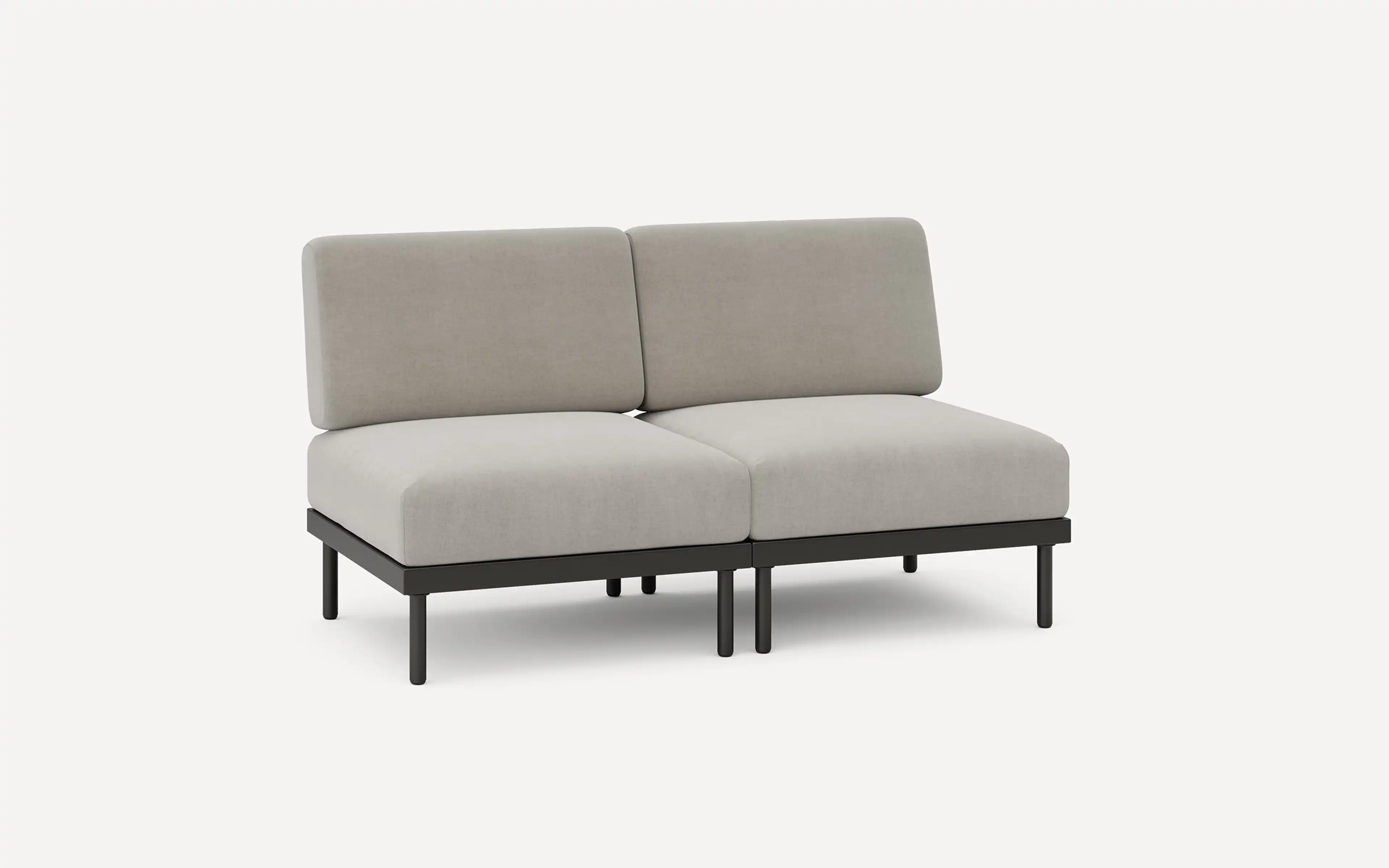 Relay Outdoor 2-Piece Armless Sofa