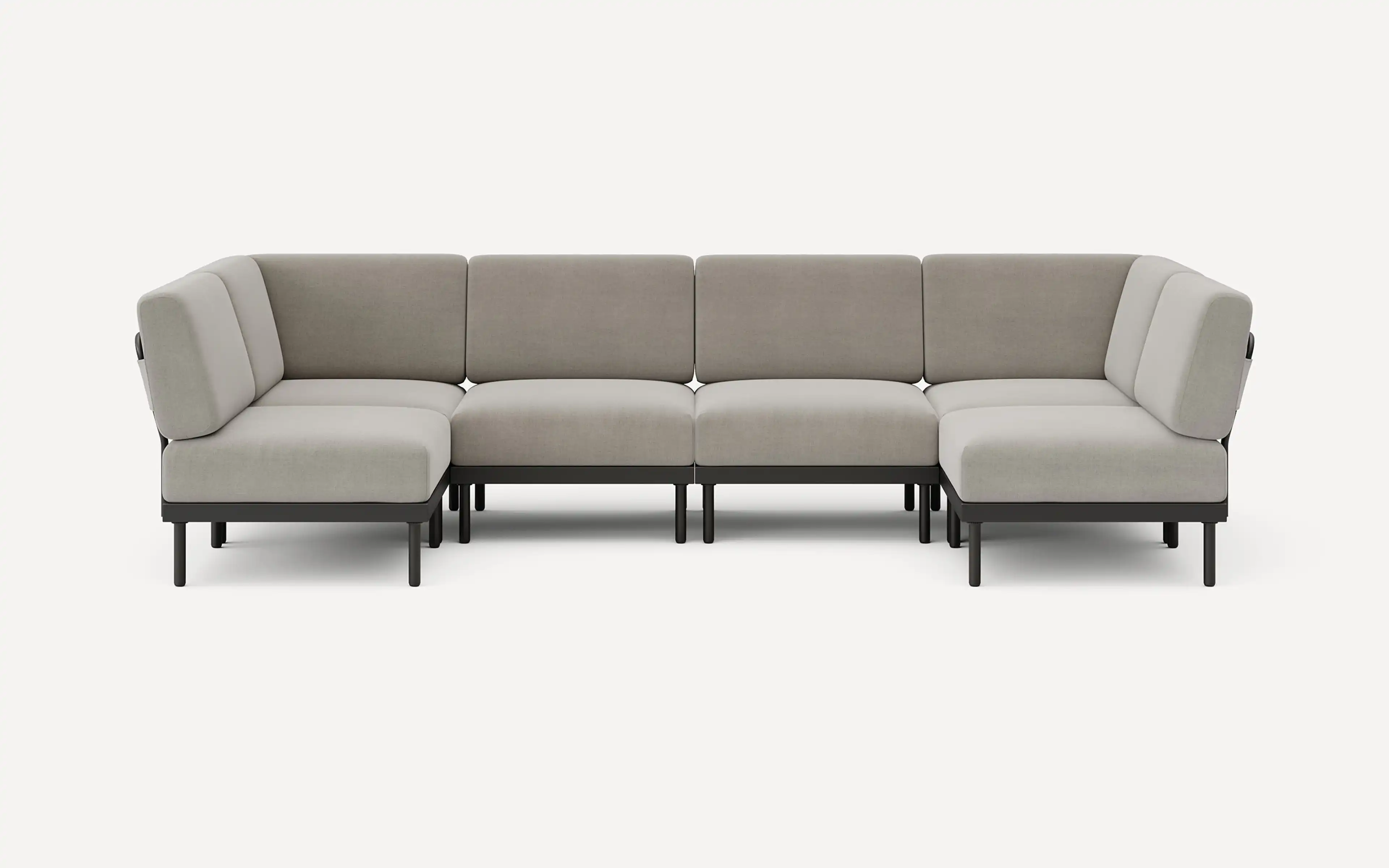 Relay Outdoor 6-Piece Open U Sectional