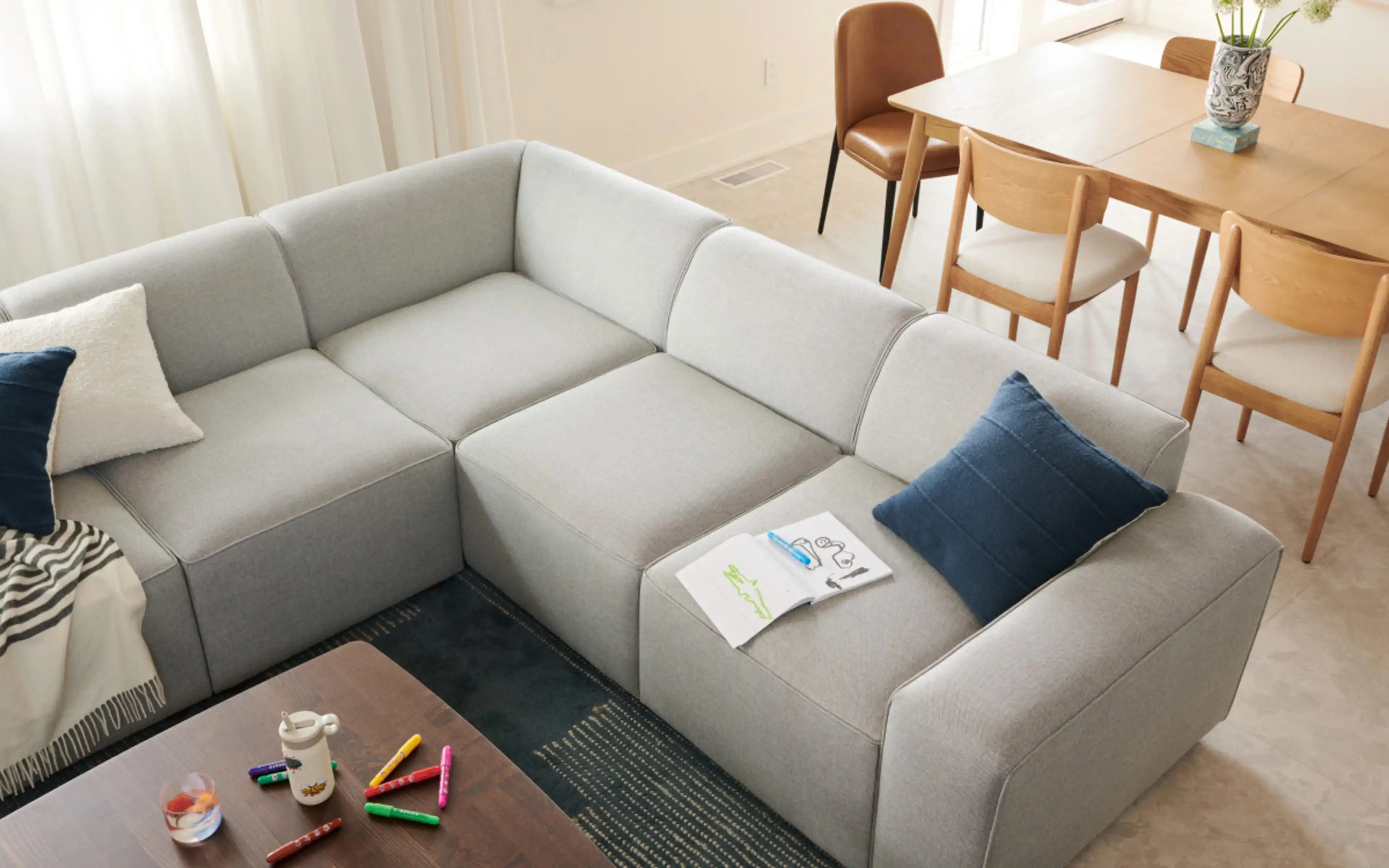 Mambo 5-Piece Sectional Lounger