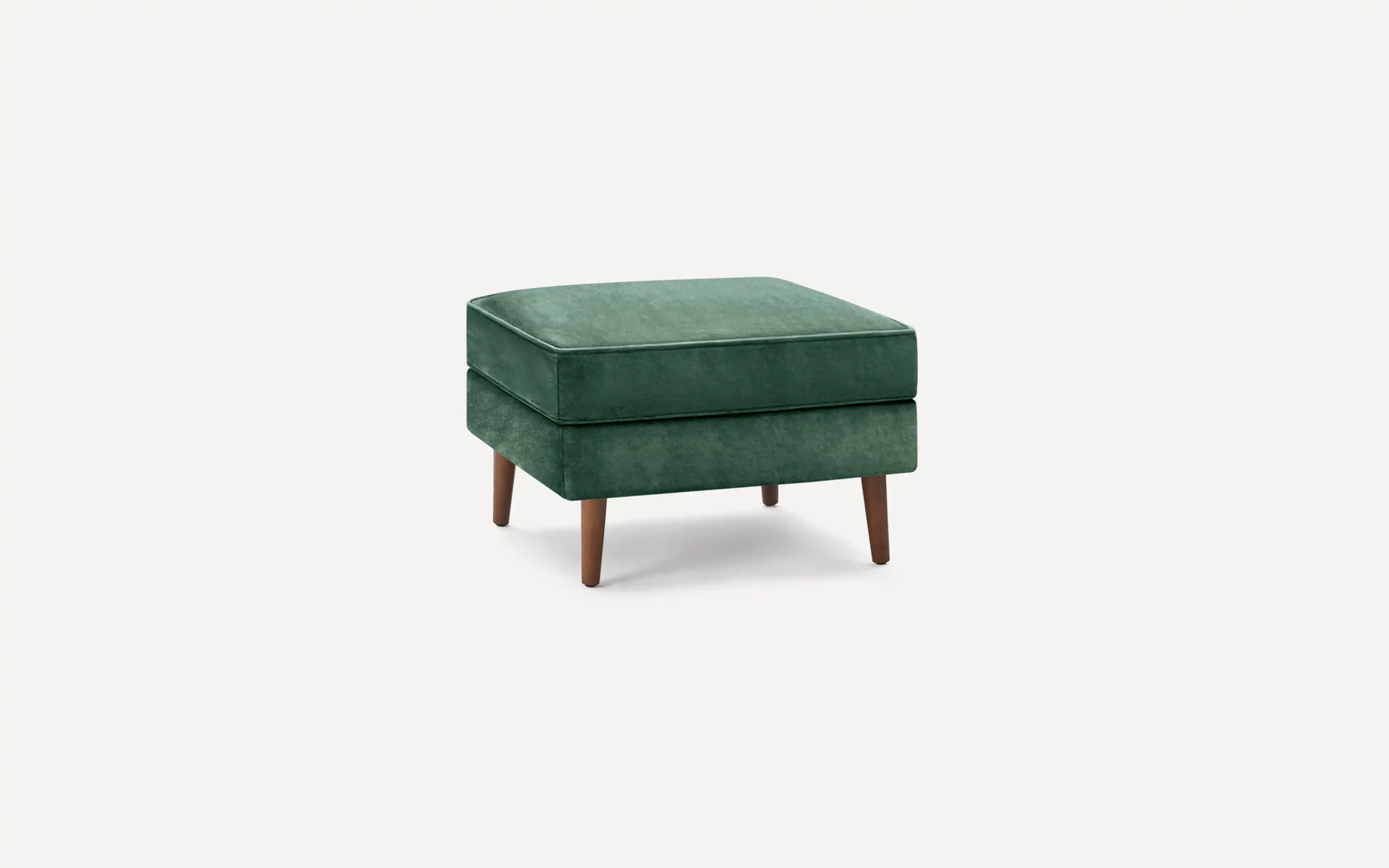 Jade Velvet Ottoman