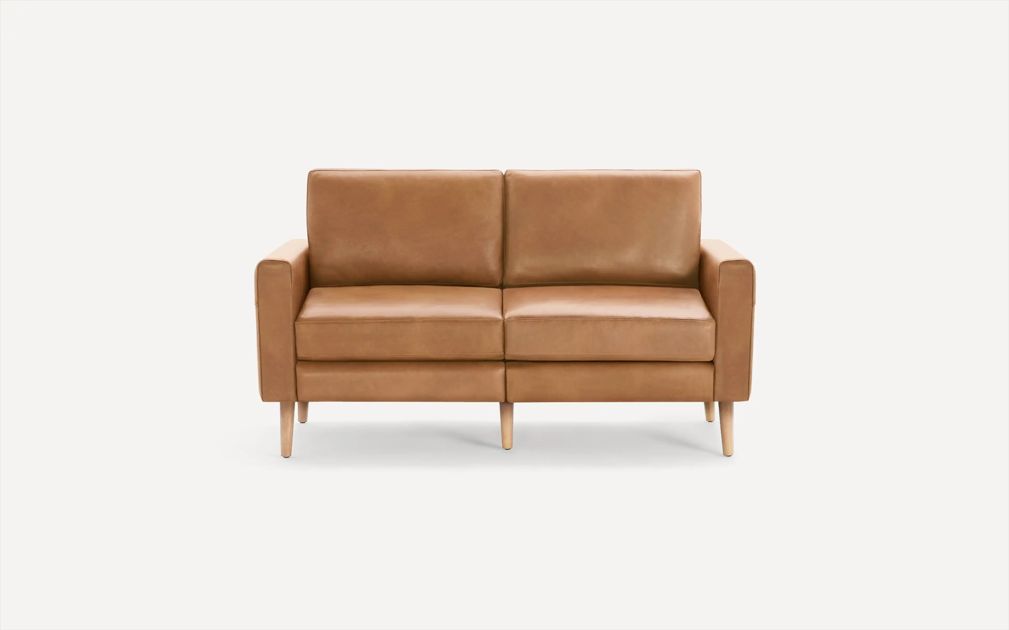 Original Nomad Loveseat in Camel Leather