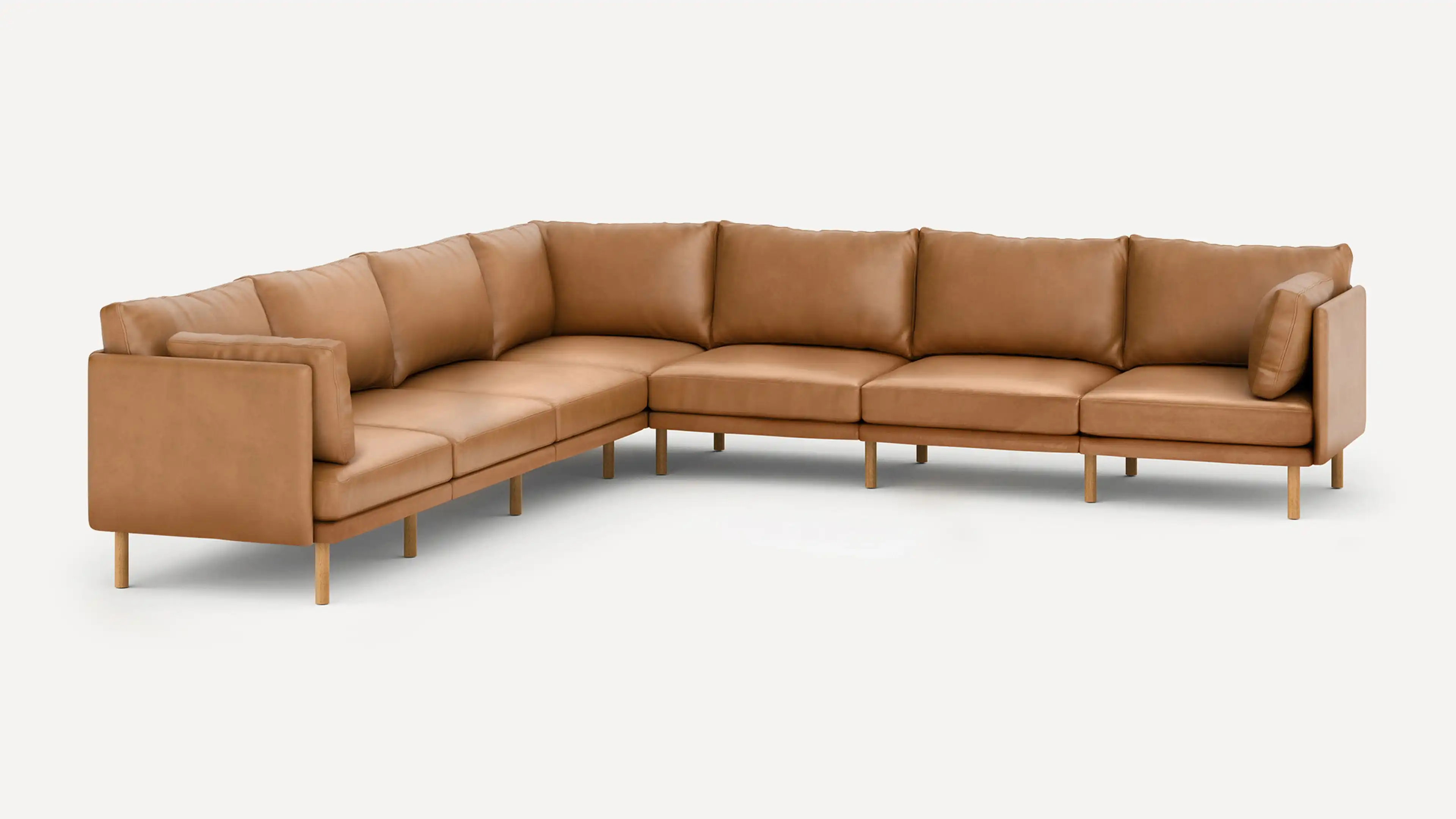 Field Leather 7-Piece Sectional