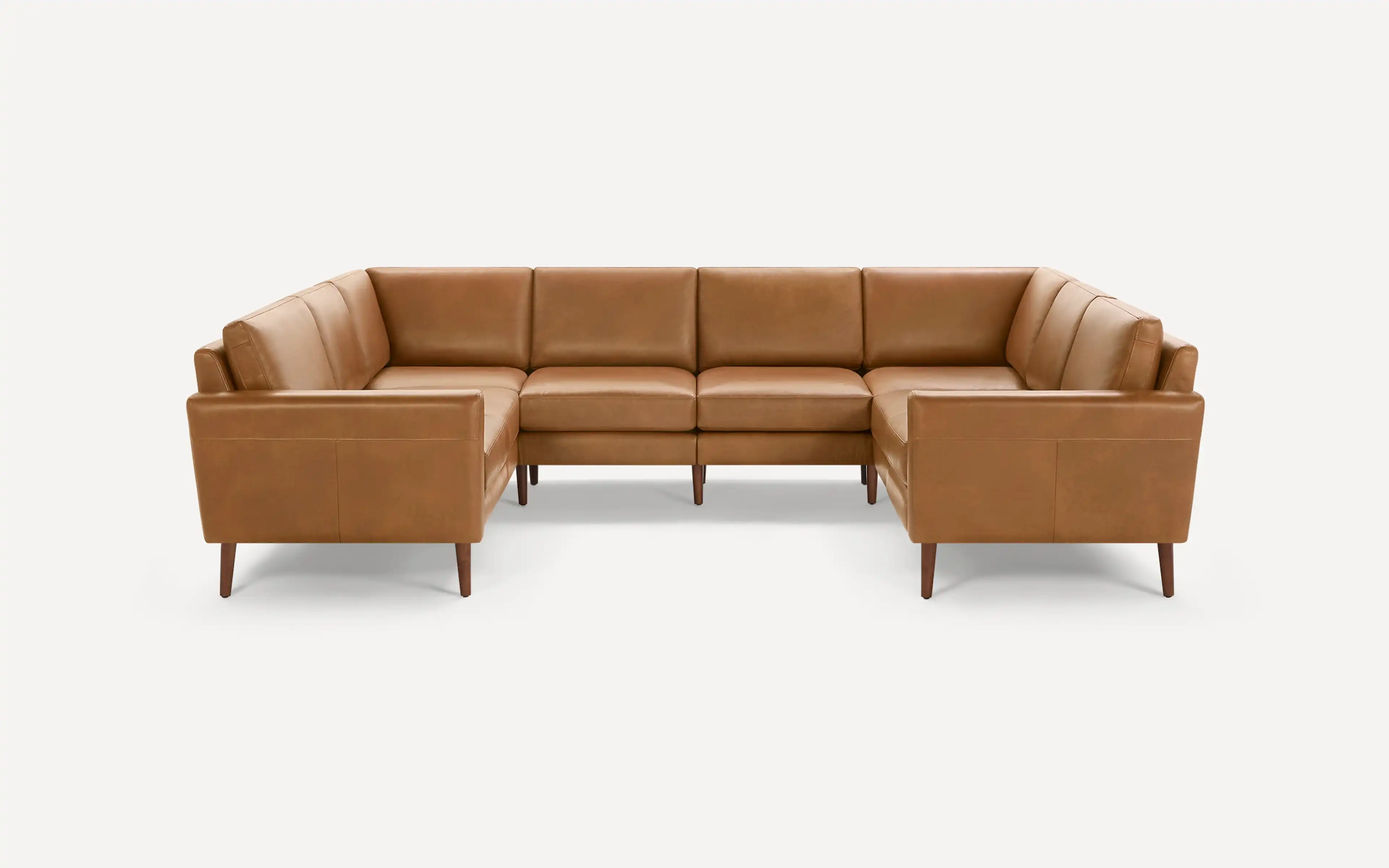 Nomad Leather 8-Seat U Sectional