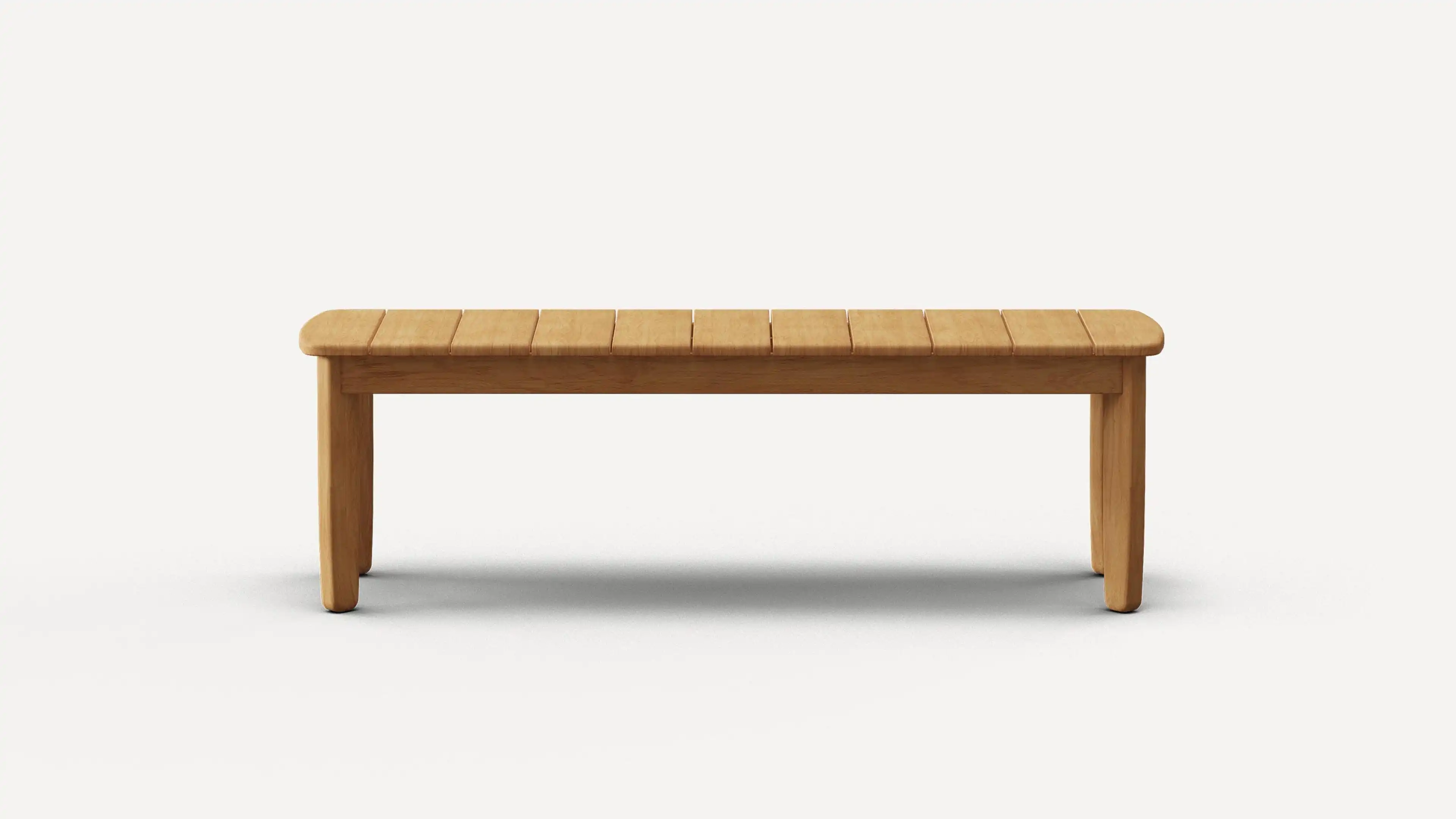 teak outdoor bench