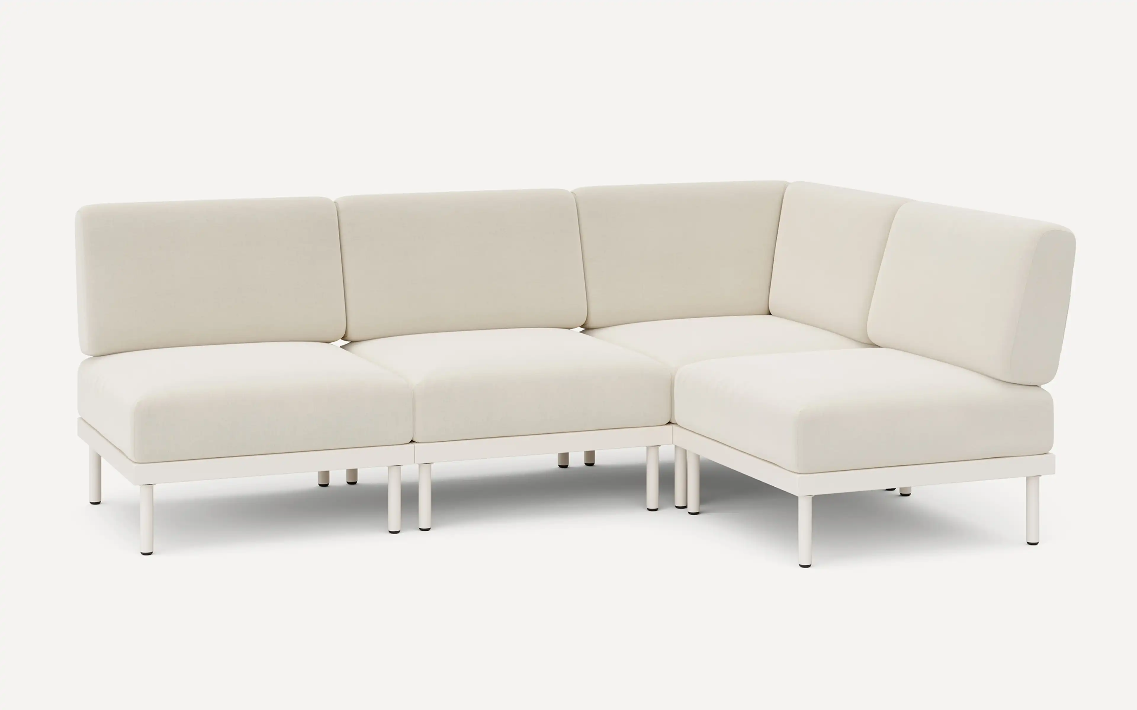 Relay Outdoor 4-Piece Armless Sectional