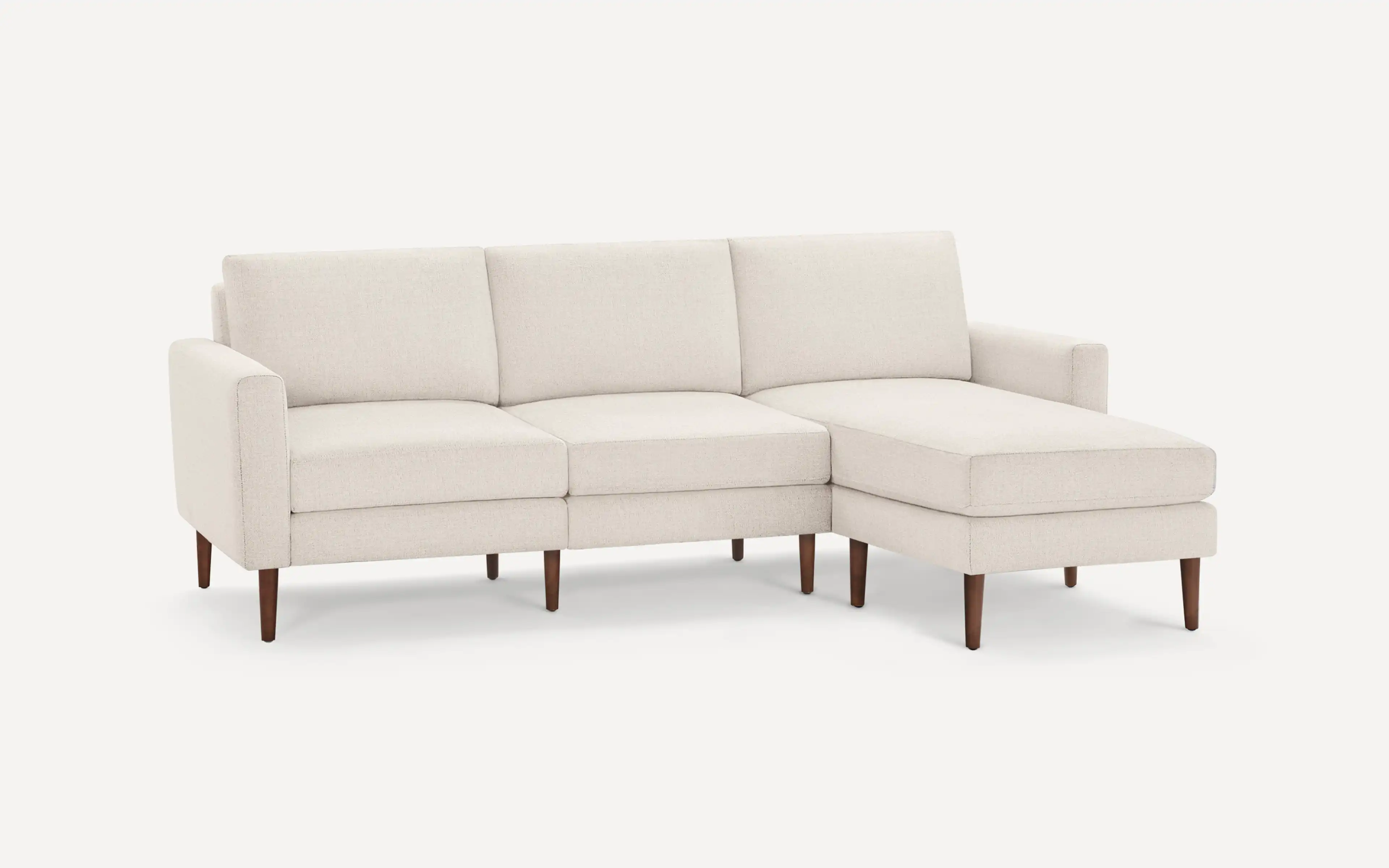 Original Nomad Chaise Sofa in Ivory Fabric