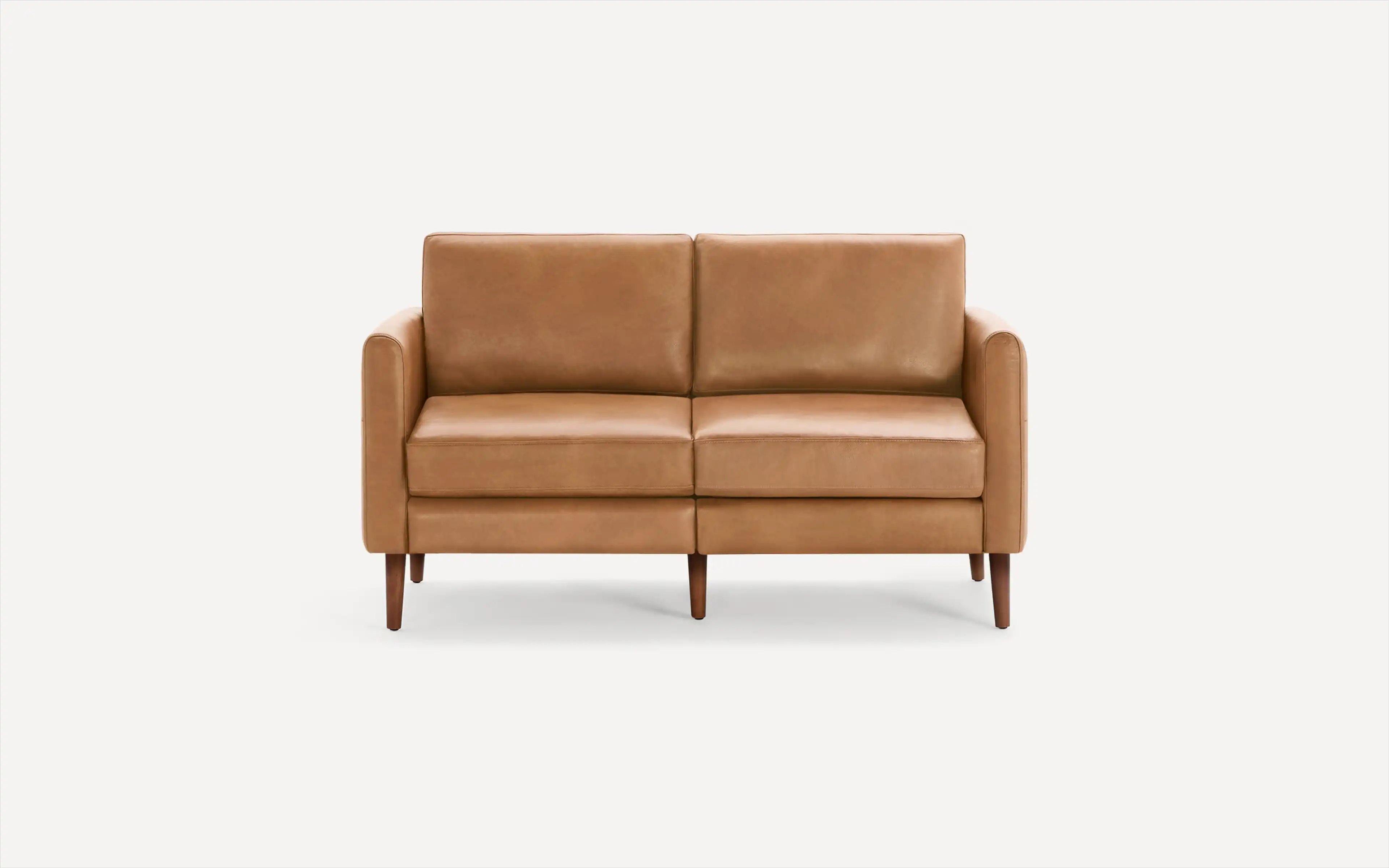 Original Nomad Loveseat in Camel Leather