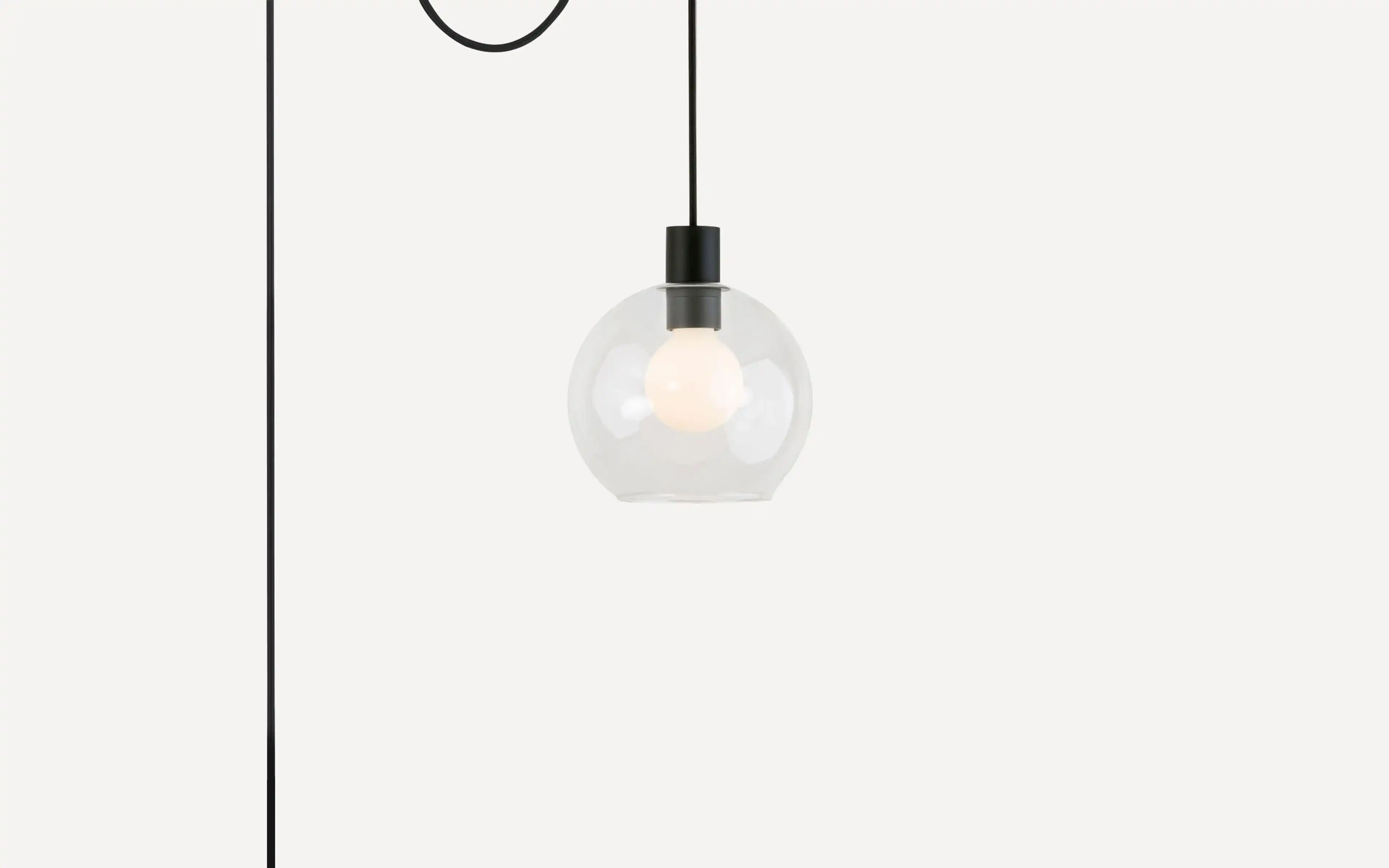 AiO 8-in Globe Plug-In Pendant