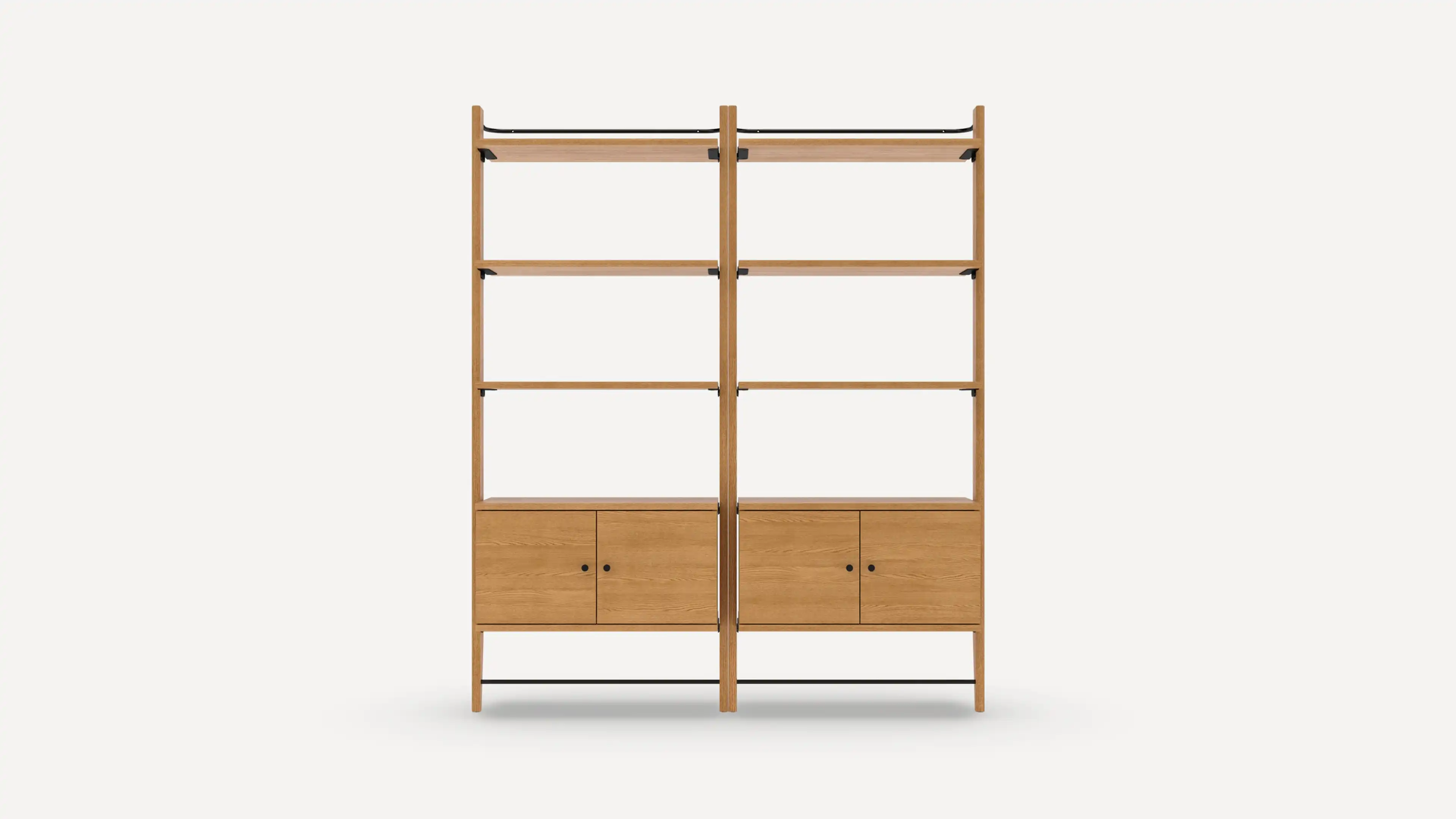 Title Double Storage Bookshelf