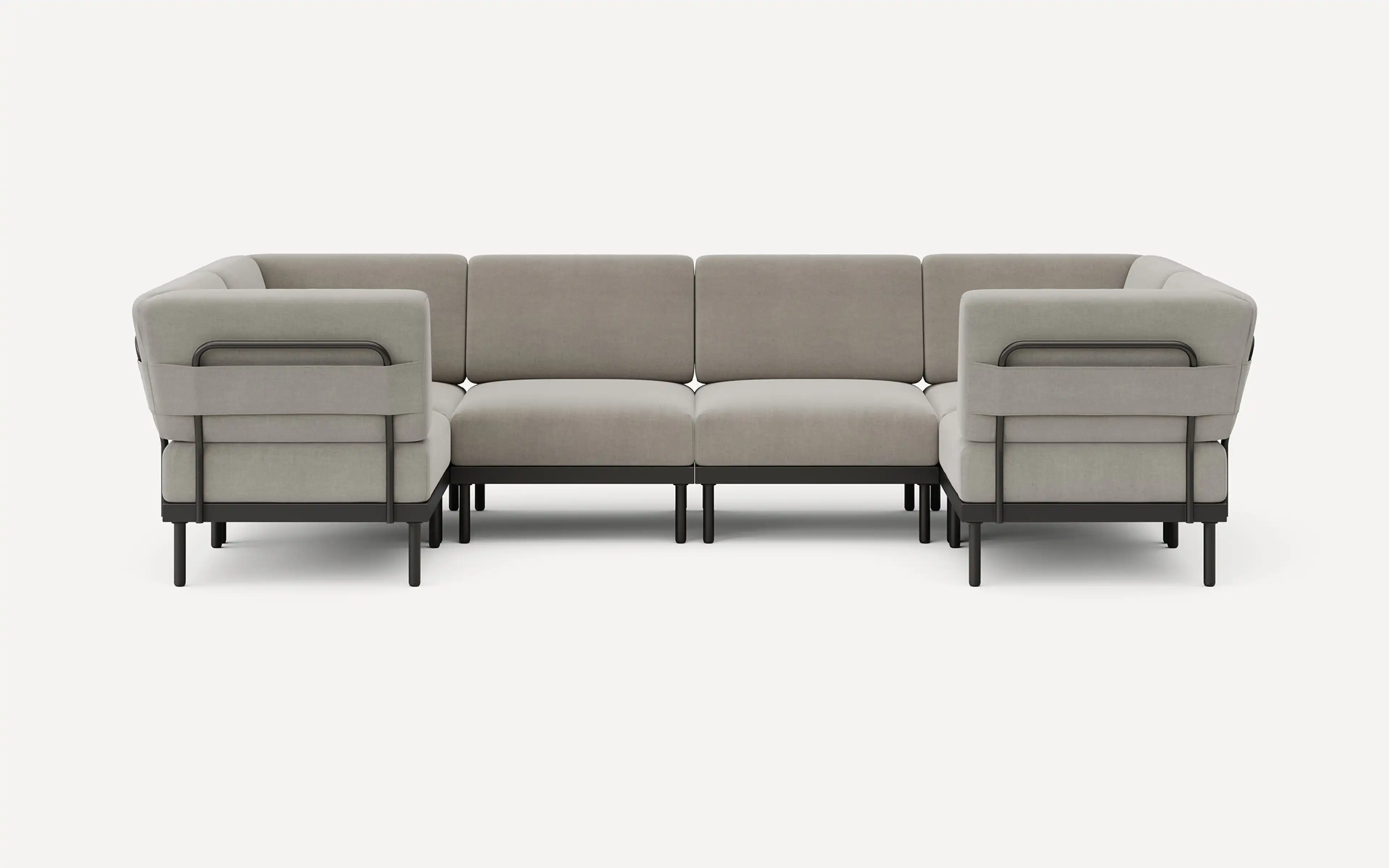 Relay Outdoor 6-Piece U Sectional