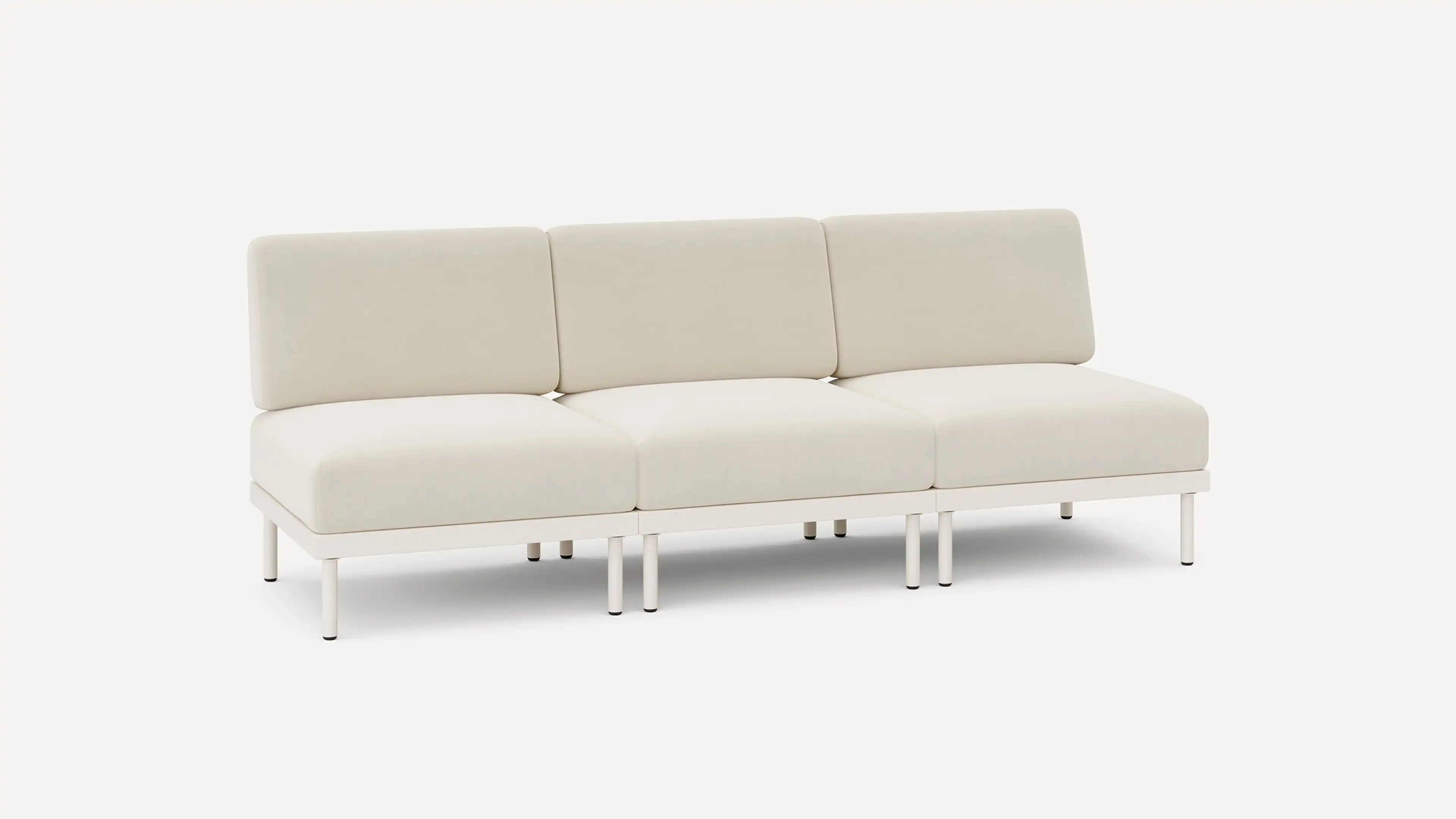 Relay Outdoor 3-Piece Armless Sofa