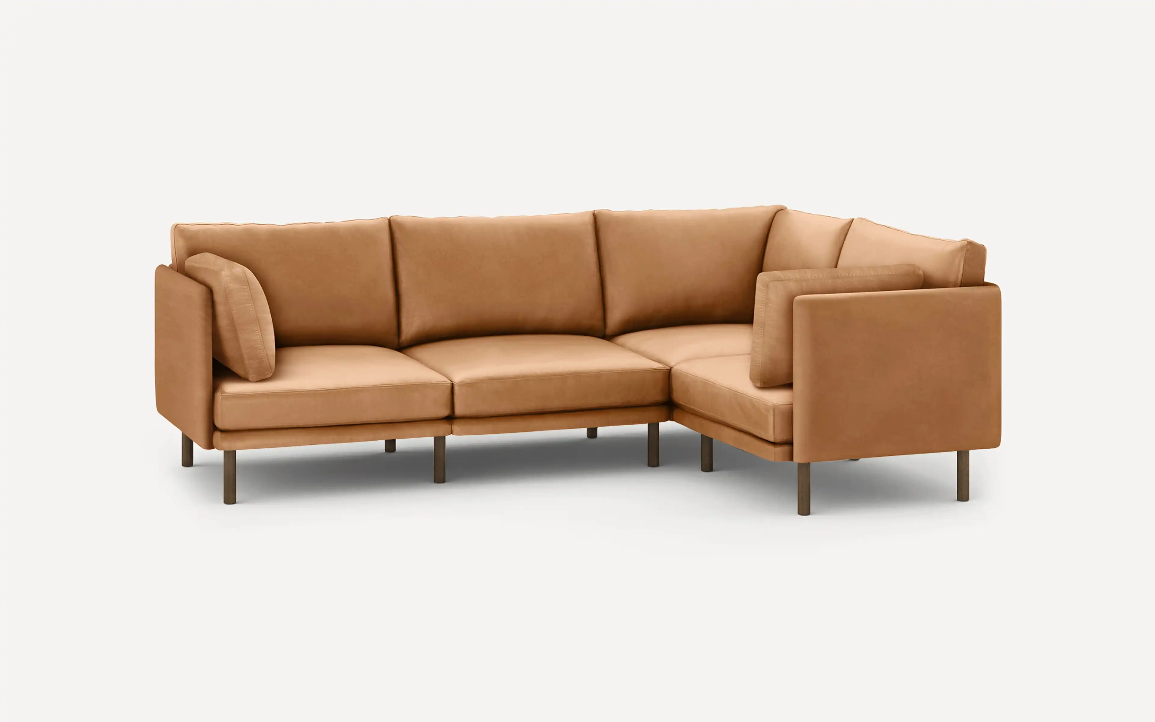 Field Leather 4-Piece Sectional