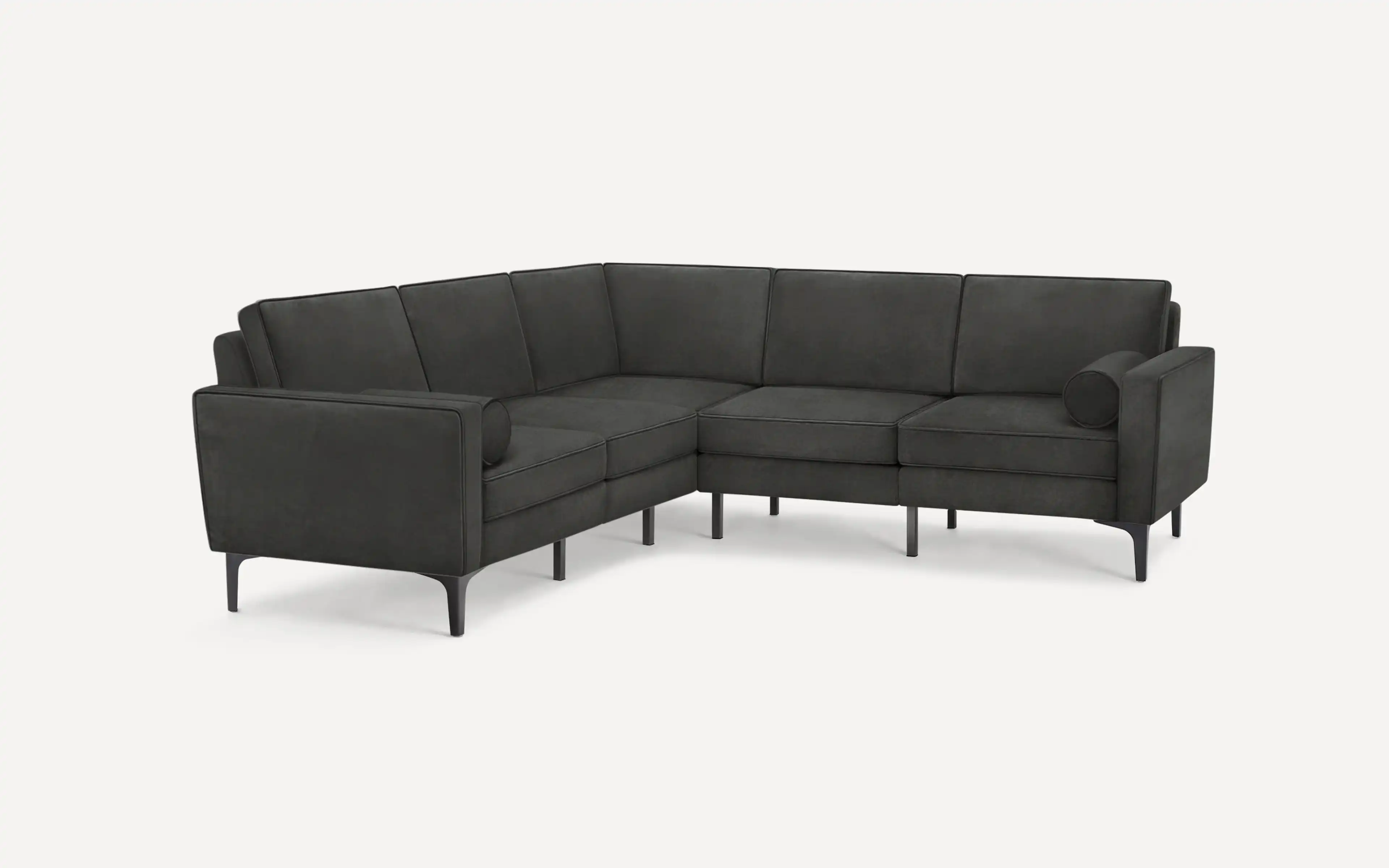 Nomad Velvet 5-Seat Corner Sectional