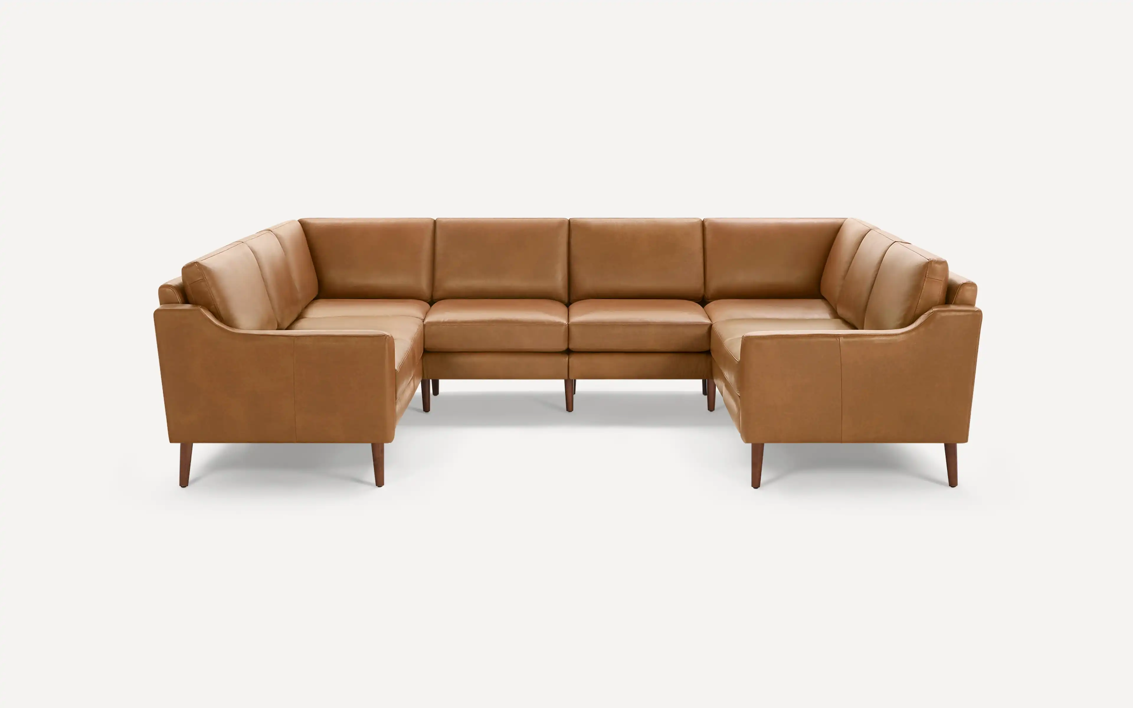 Slope Nomad Leather 8-Seat U Sectional