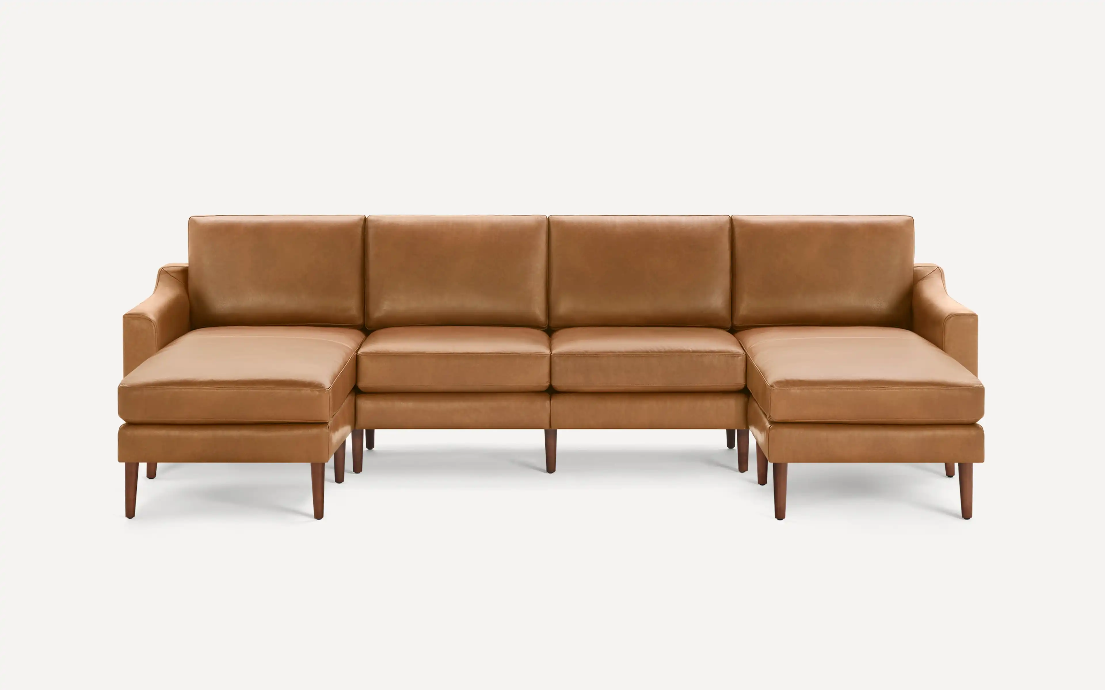 Original Nomad King Sofa in Camel Leather