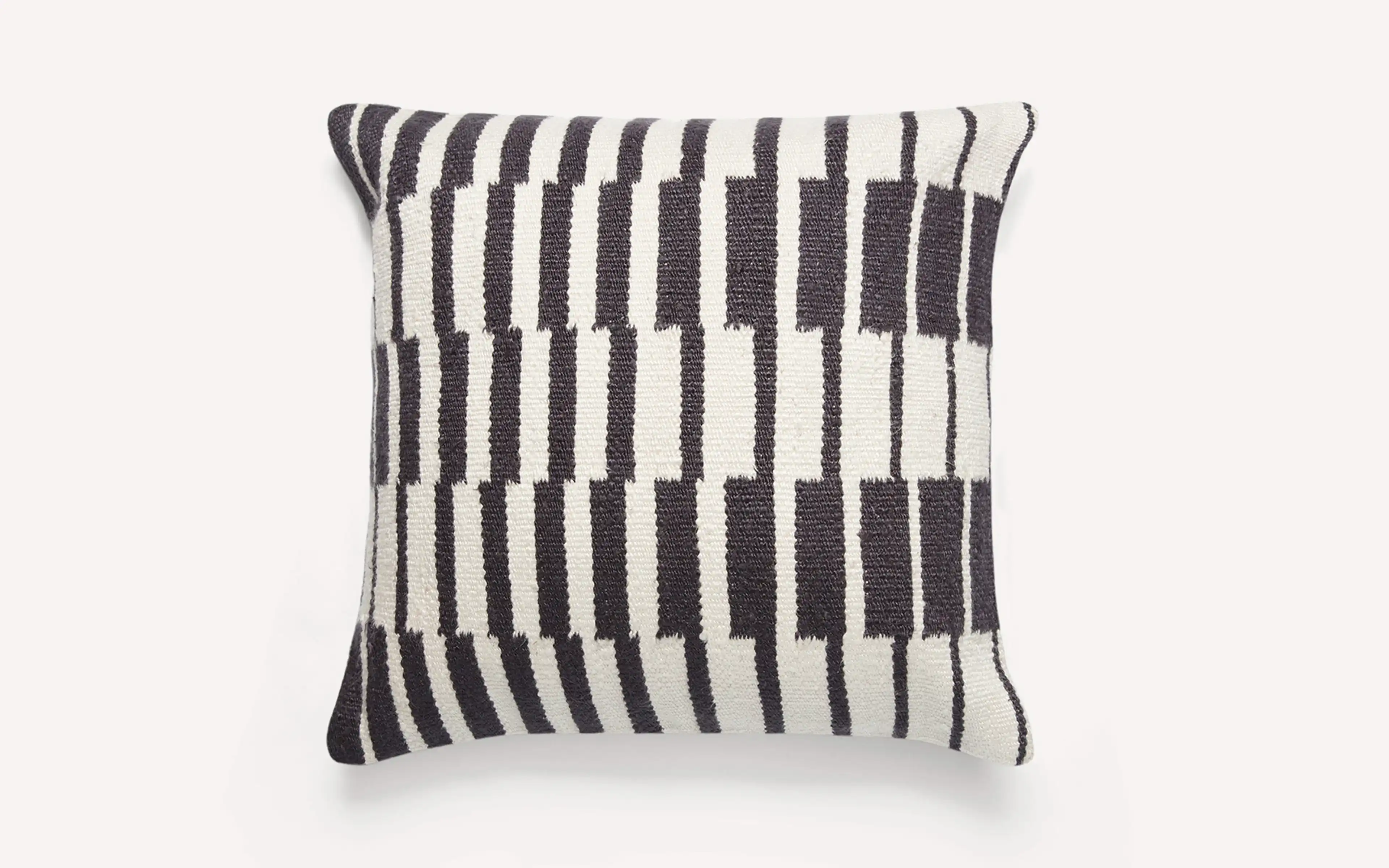 Crossfade Pillow Cover, Black & White