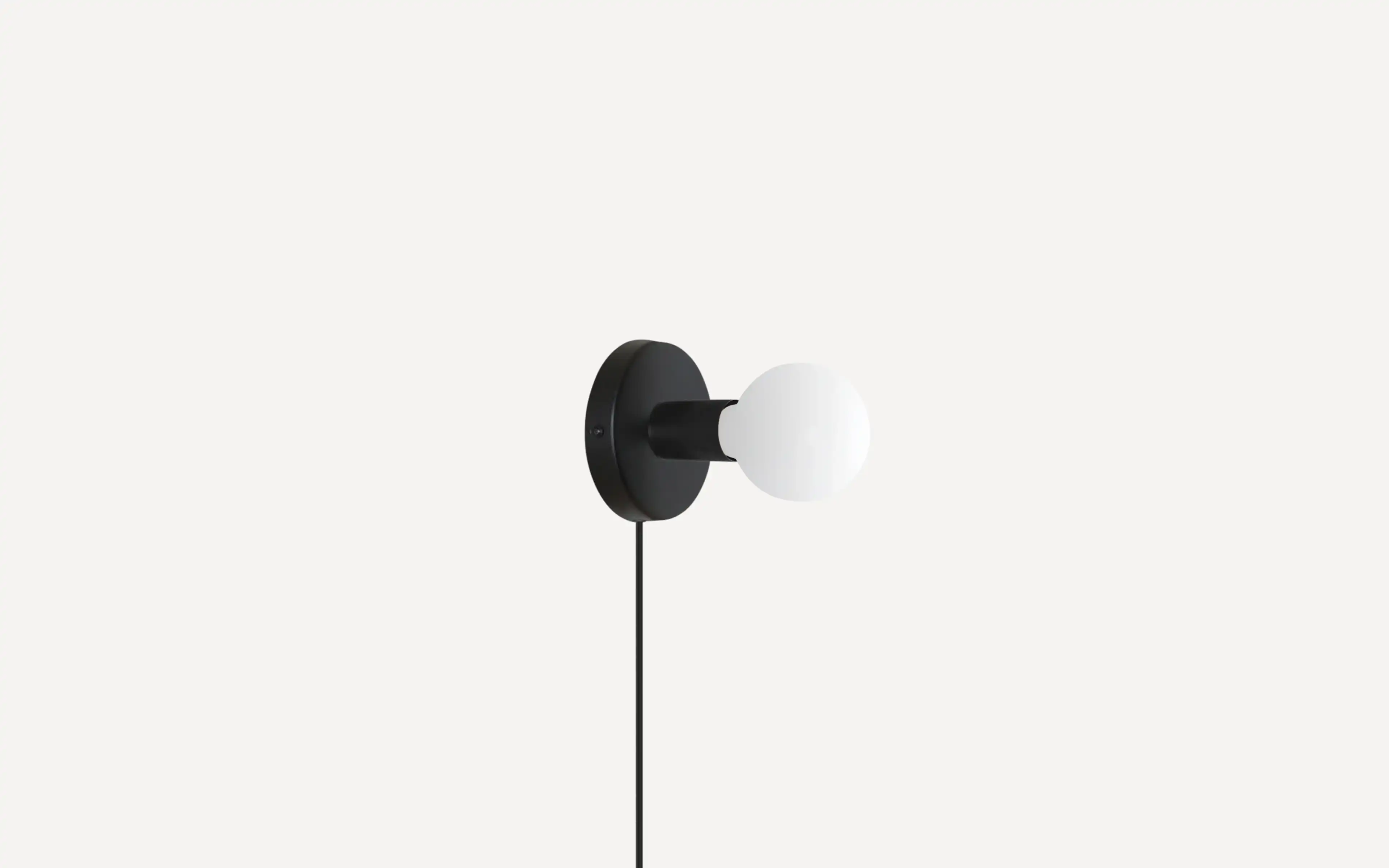 Button Plug-In Sconce