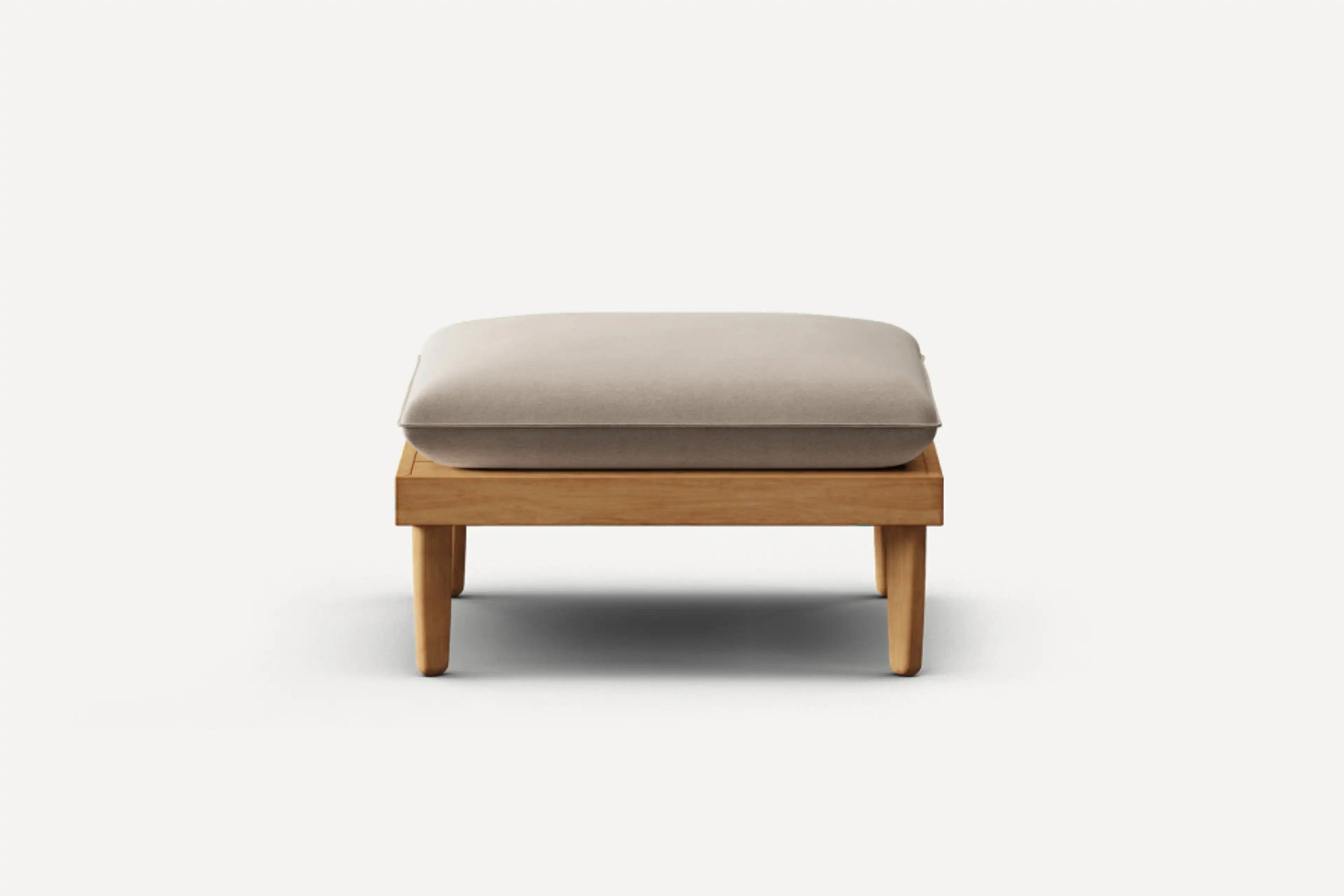 teak outdoor ottoman