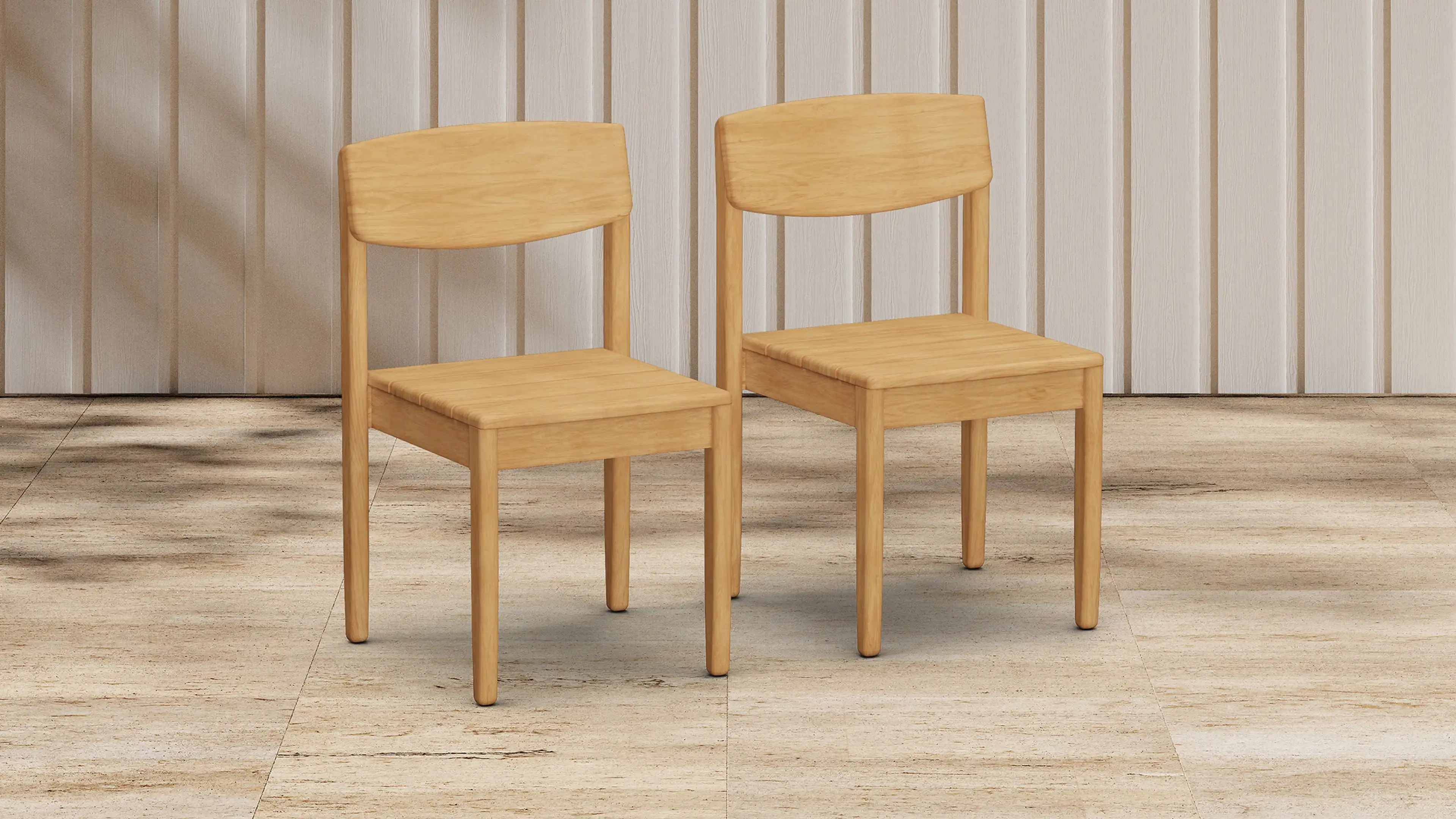 Dunes Teak Dining Chairs (Set of 2)