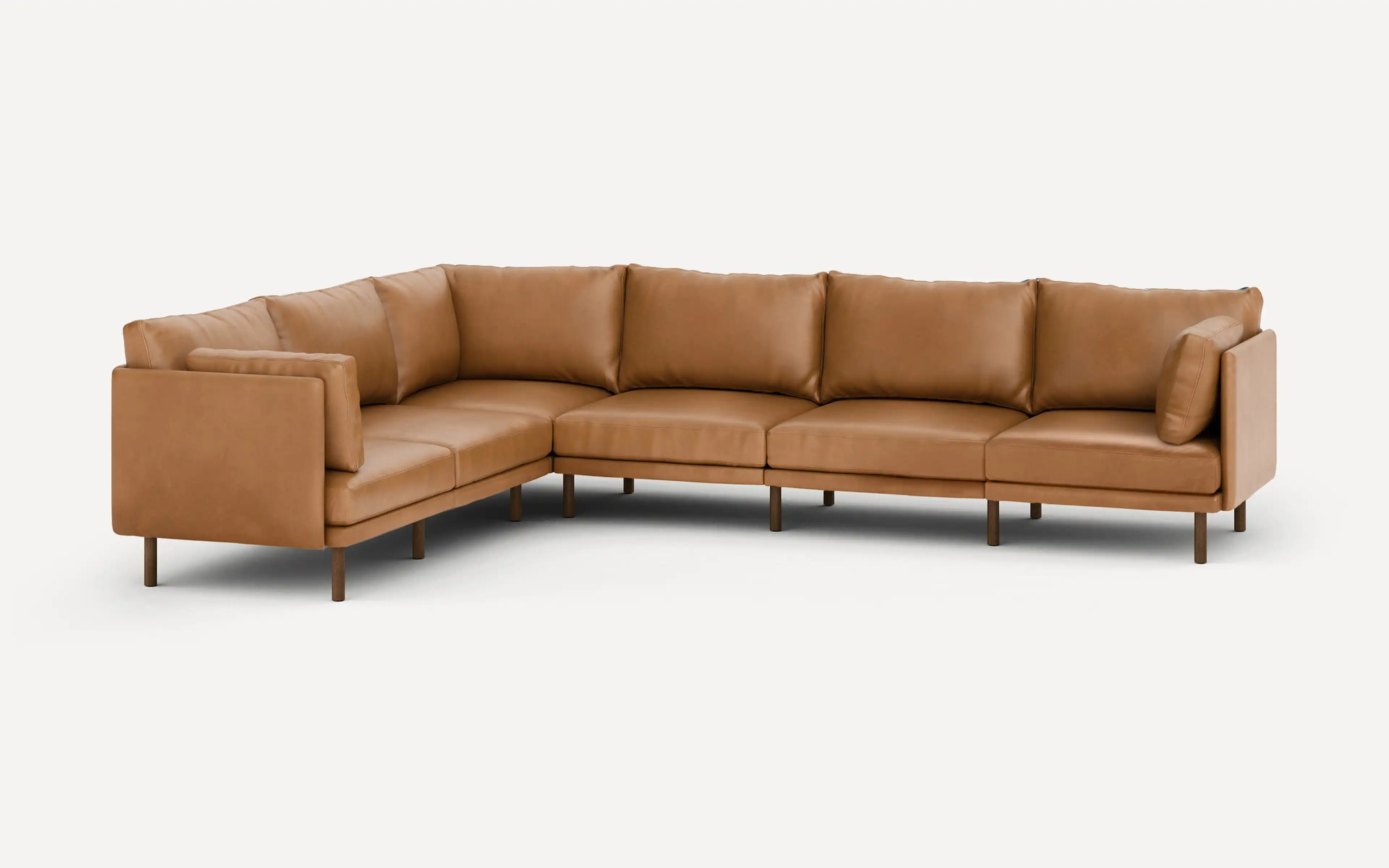 Field Leather 6-Piece Sectional