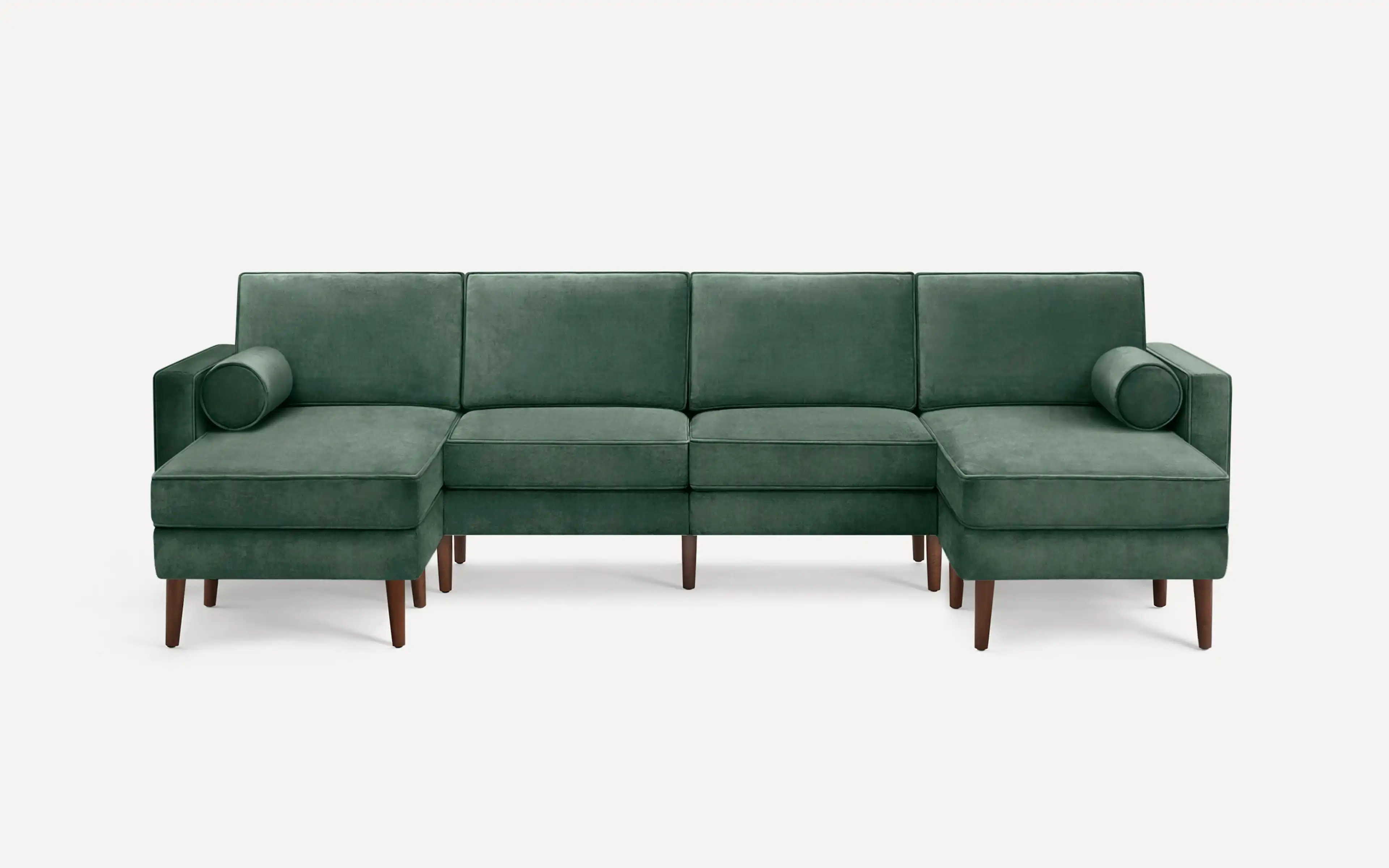 Original Nomad King Sofa in Jade Velvet