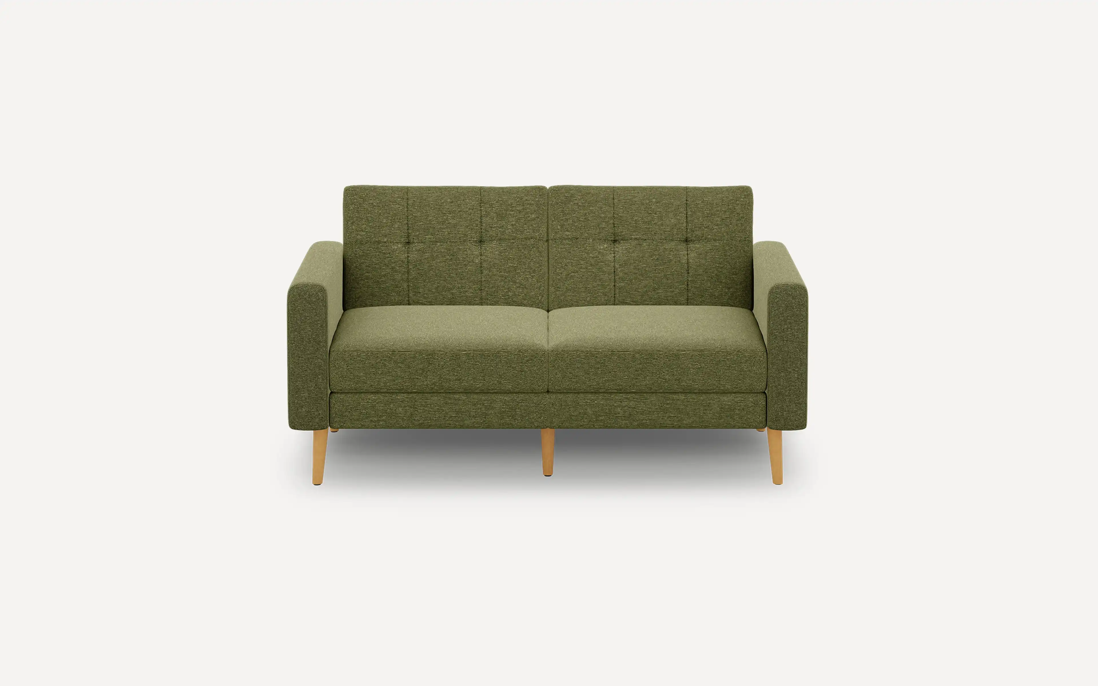 Original Nomad Loveseat in Moss Green Fabric