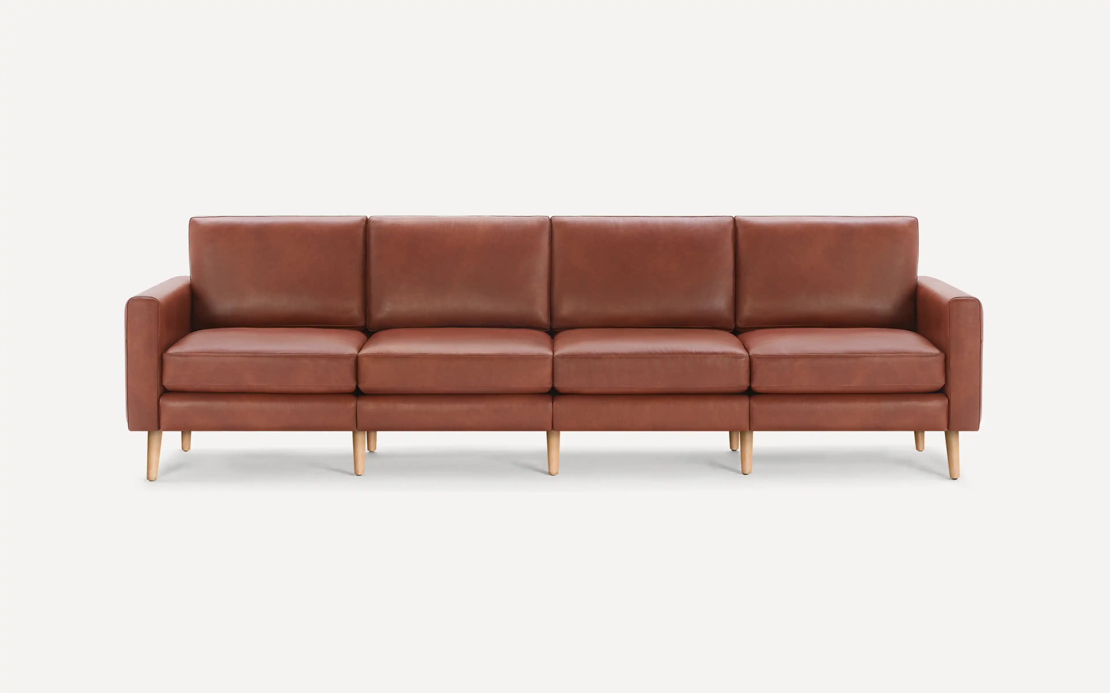 Original Nomad King Sofa in Chestnut Leather