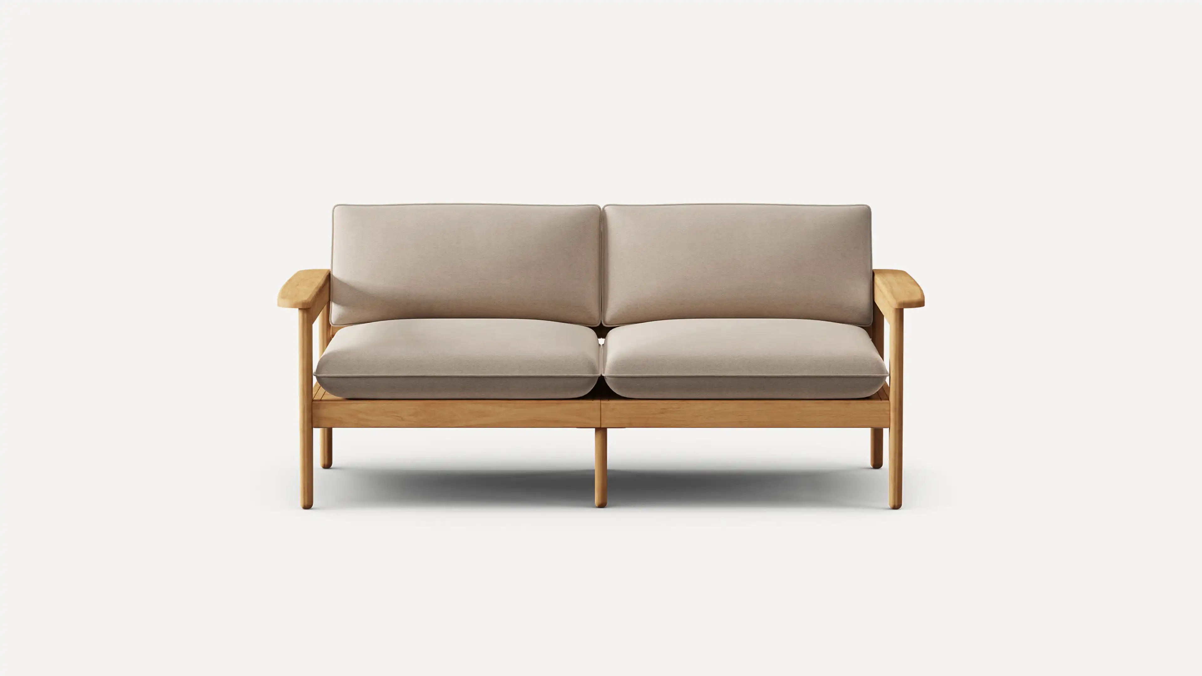 Dunes Teak 2-Piece Sofa