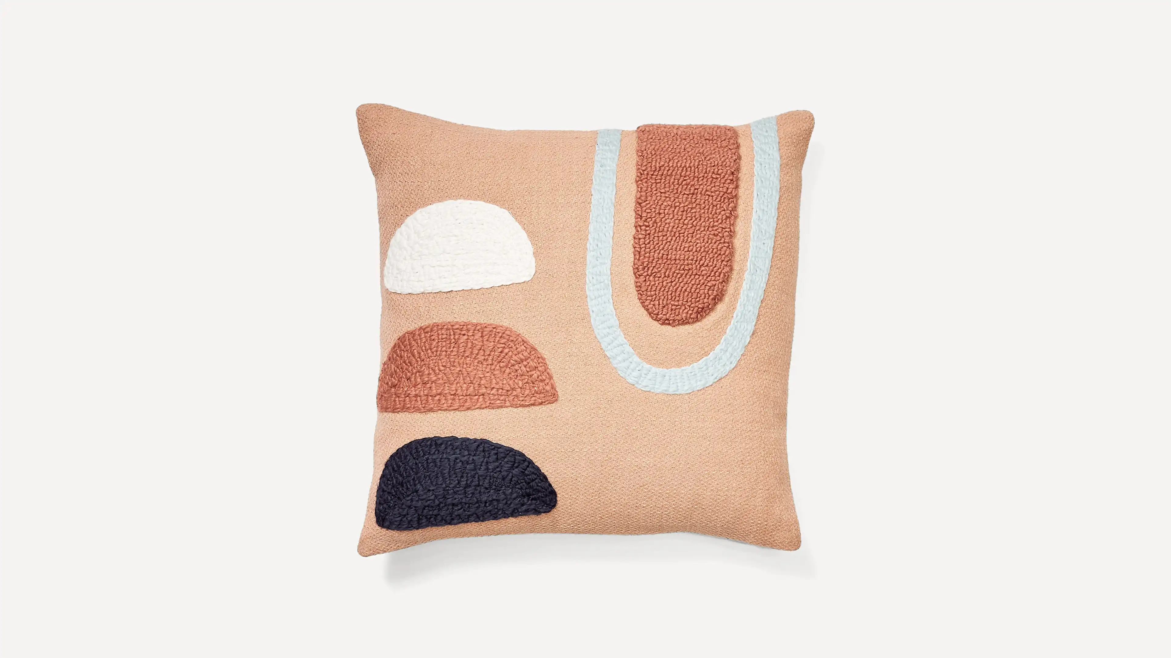 Embroidered Adobe Clay Pillow Cover