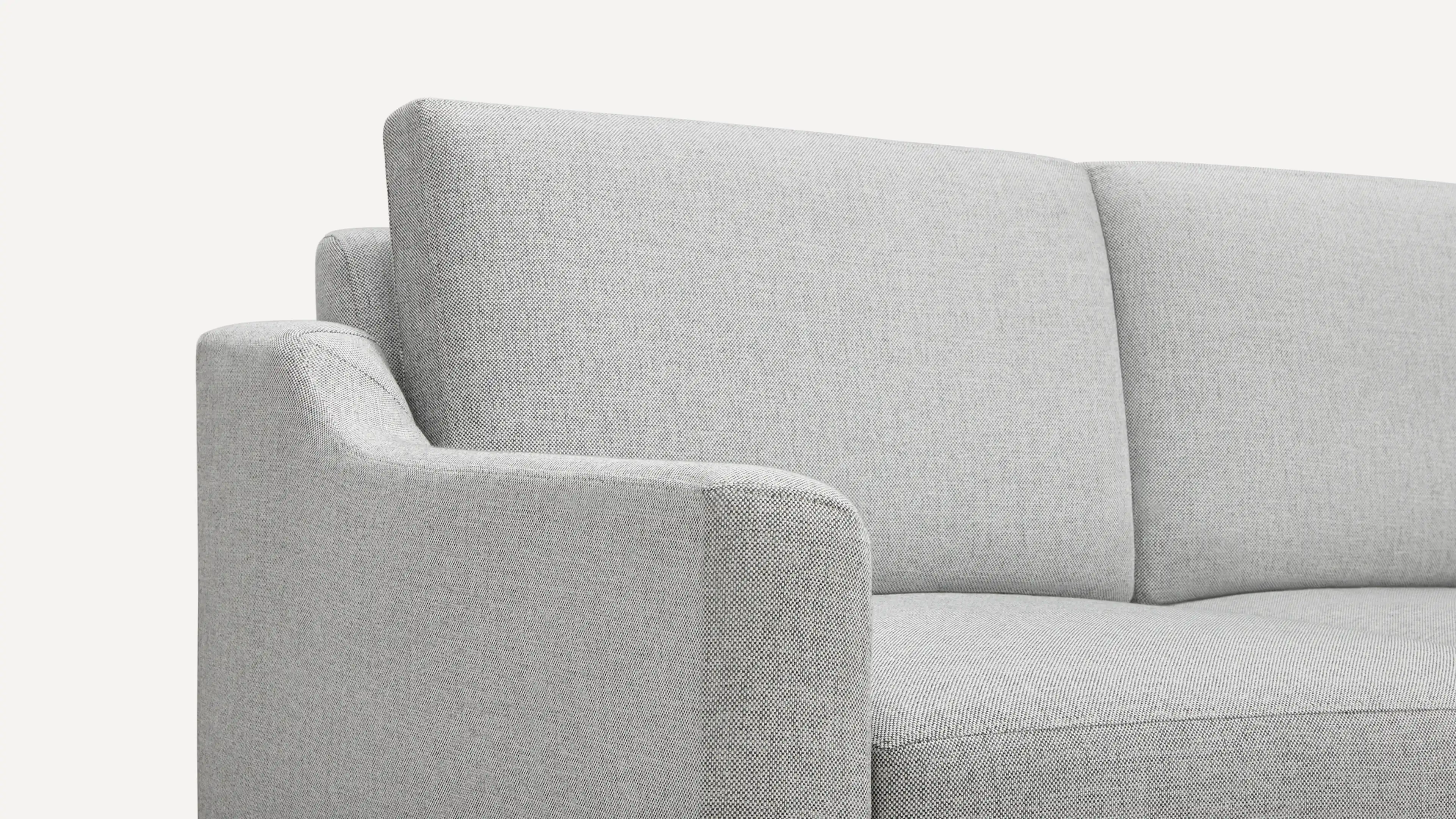 Original Nomad King Sofa in Crushed Gravel Fabric
