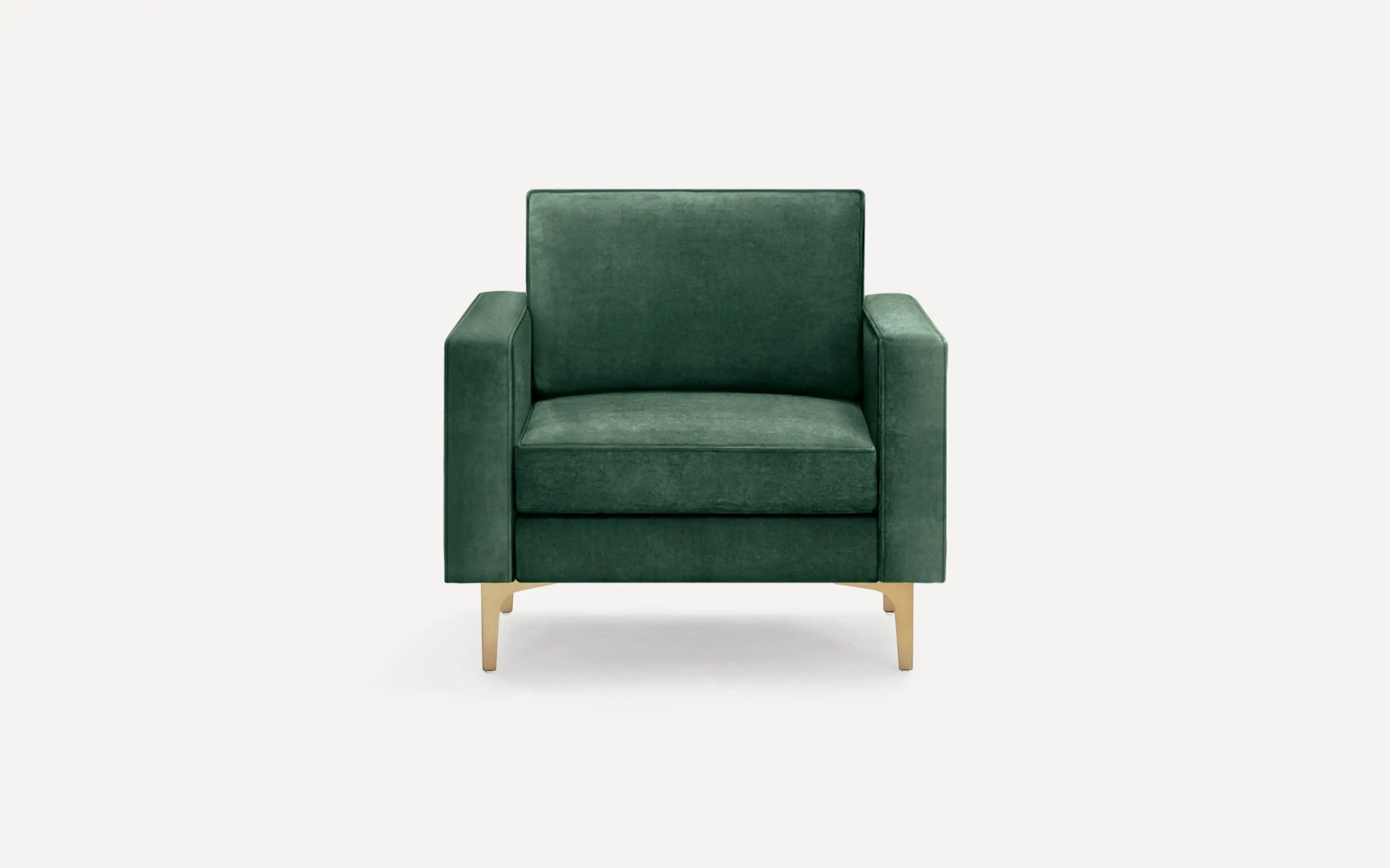 Original Nomad Armchair in Jade Velvet