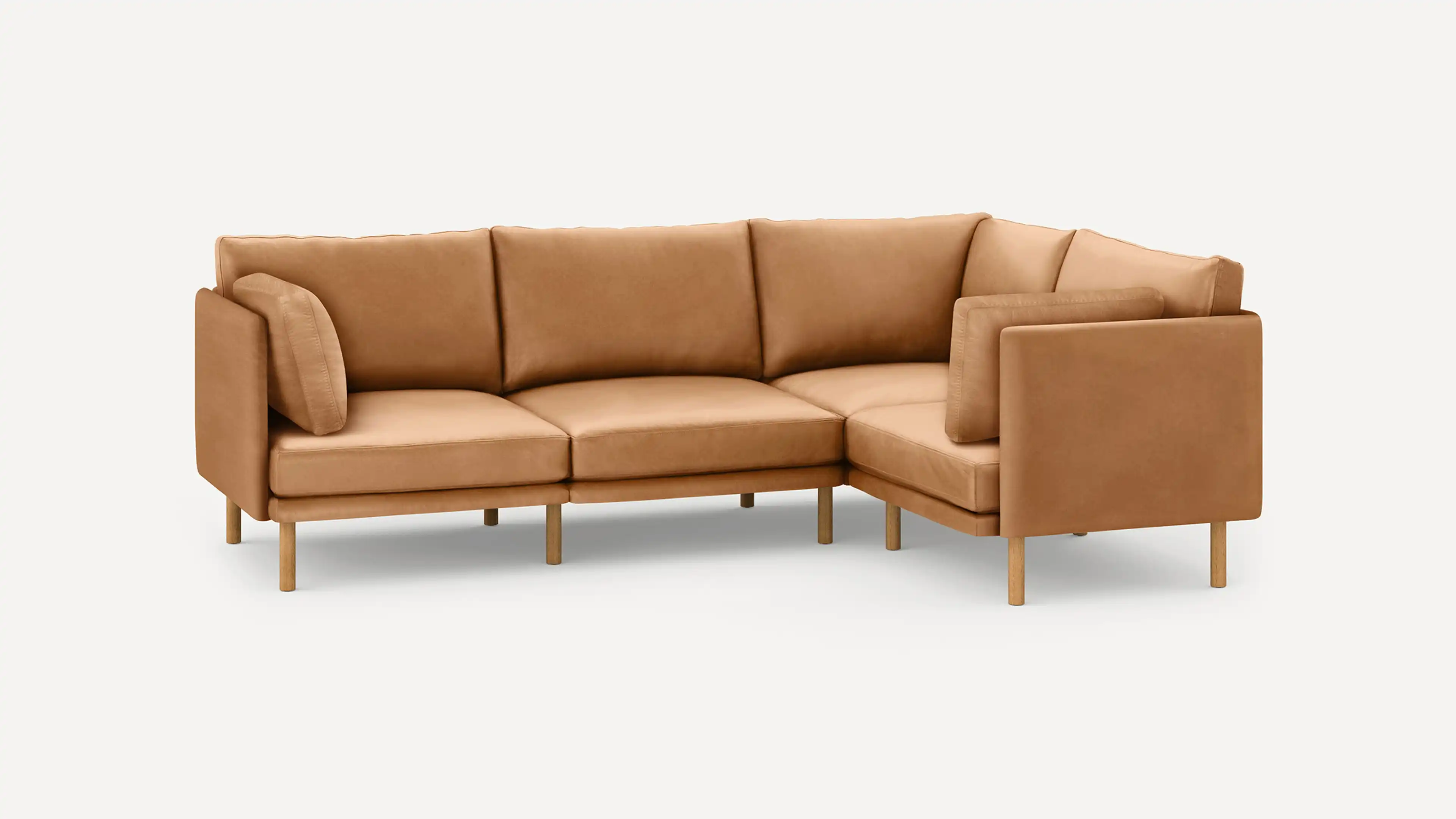 Field Leather 4-Piece Sectional